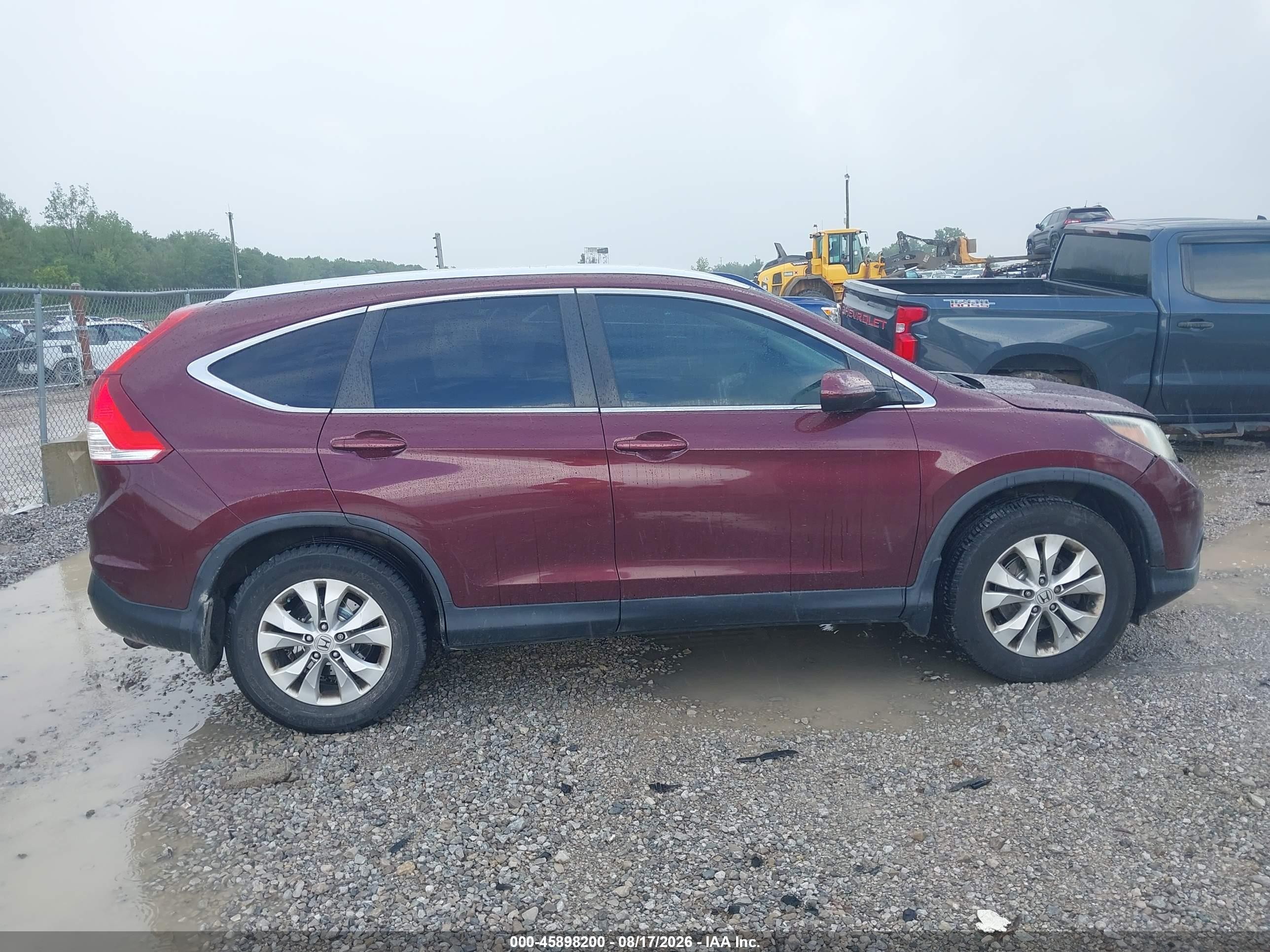2014 Honda Cr-v Ex-l vin: 5J6RM3H77EL009485