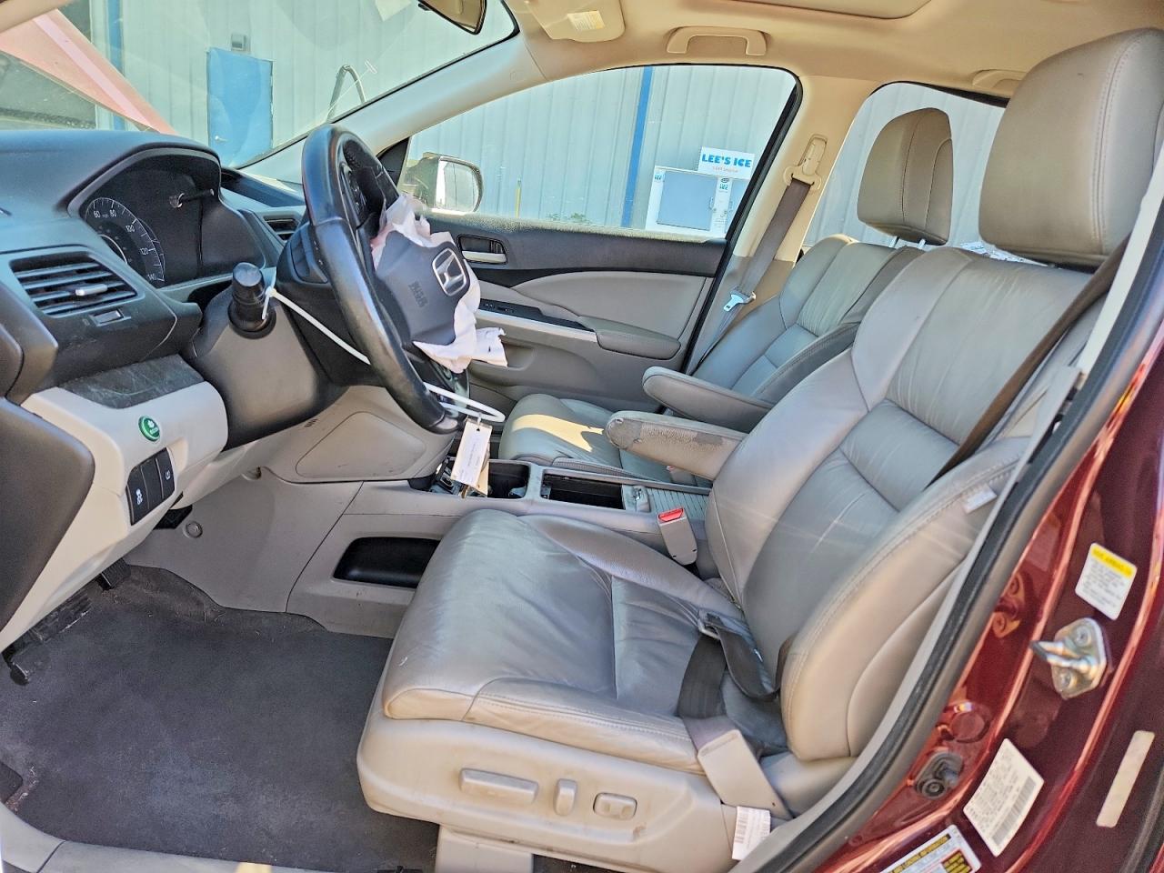 2014 Honda Cr-v Exl Burgundy vin: 5J6RM3H77EL023936