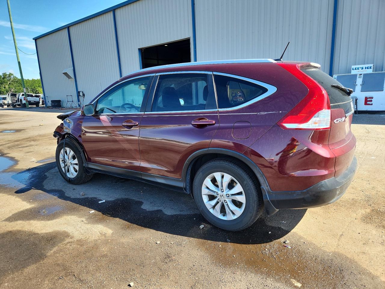 2014 Honda Cr-v Exl Burgundy vin: 5J6RM3H77EL023936