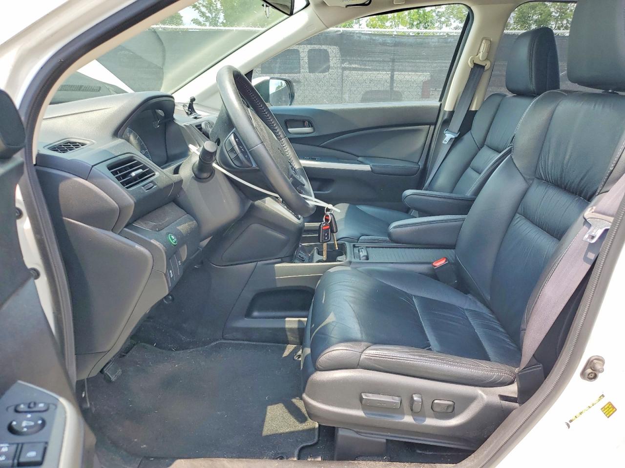 2014 Honda Cr-v Exl White vin: 5J6RM3H77EL028893