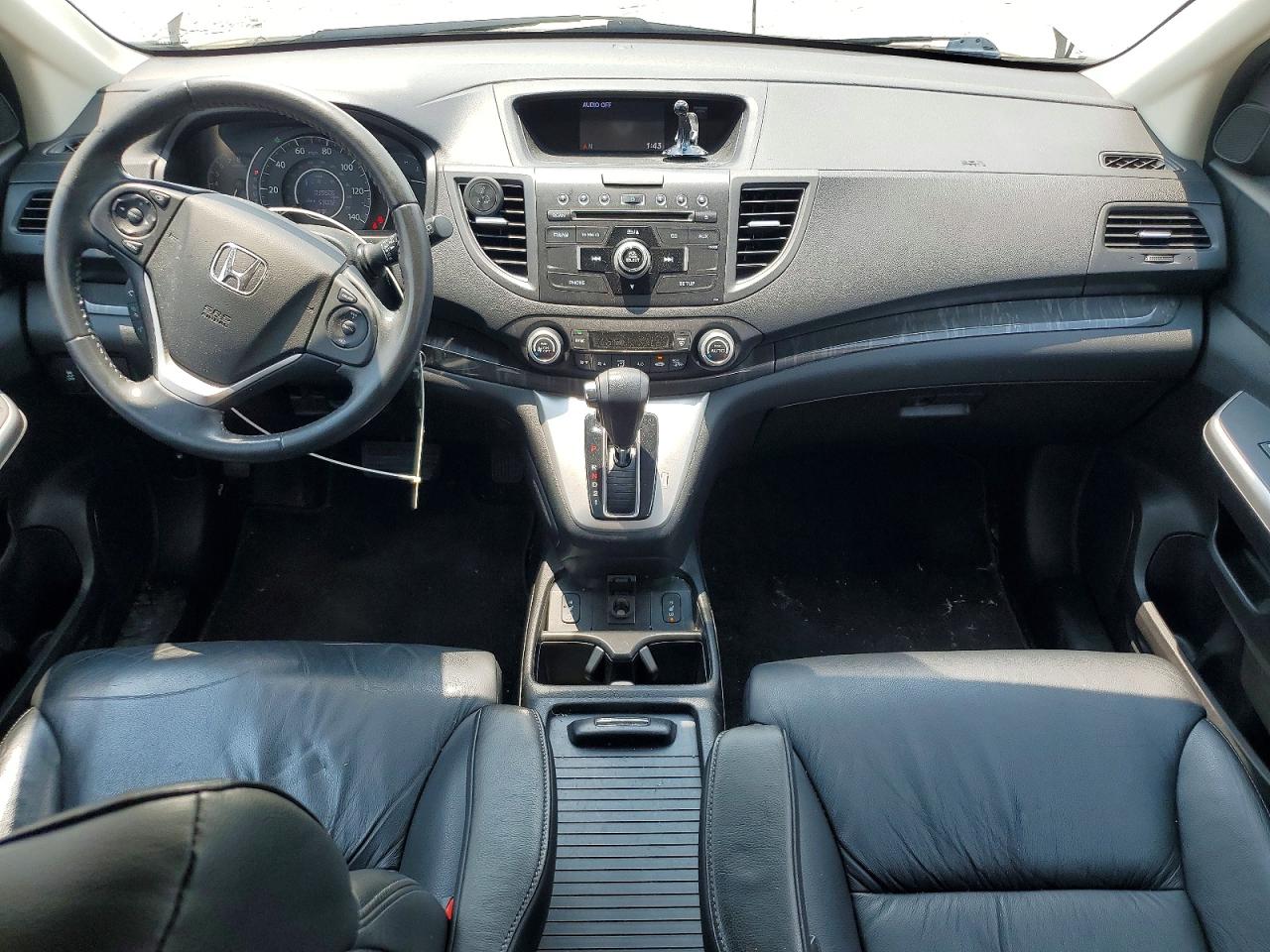 2014 Honda Cr-v Exl White vin: 5J6RM3H77EL028893