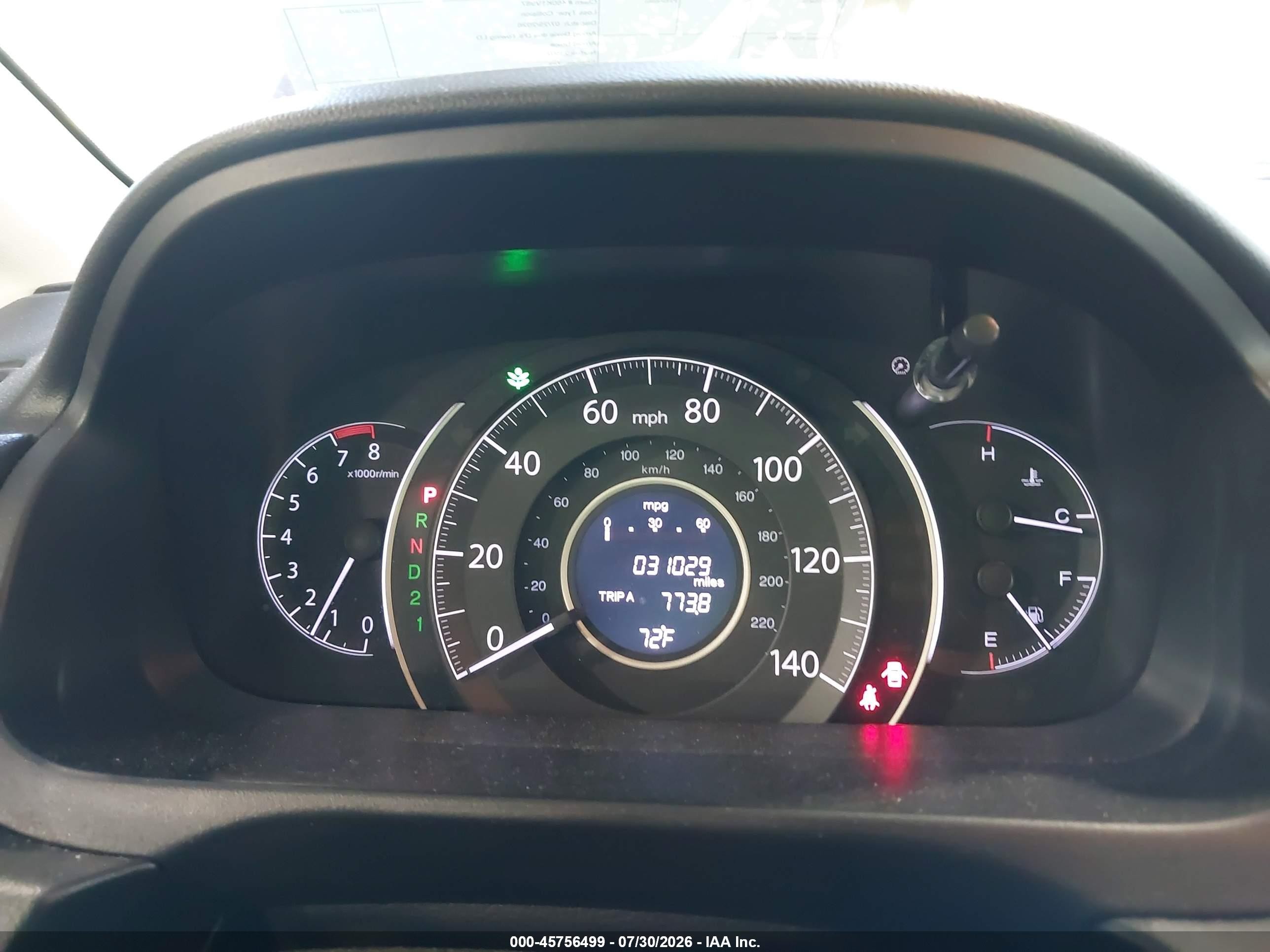 2014 Honda Cr-v Ex-l Бордовый vin: 5J6RM3H77EL039151