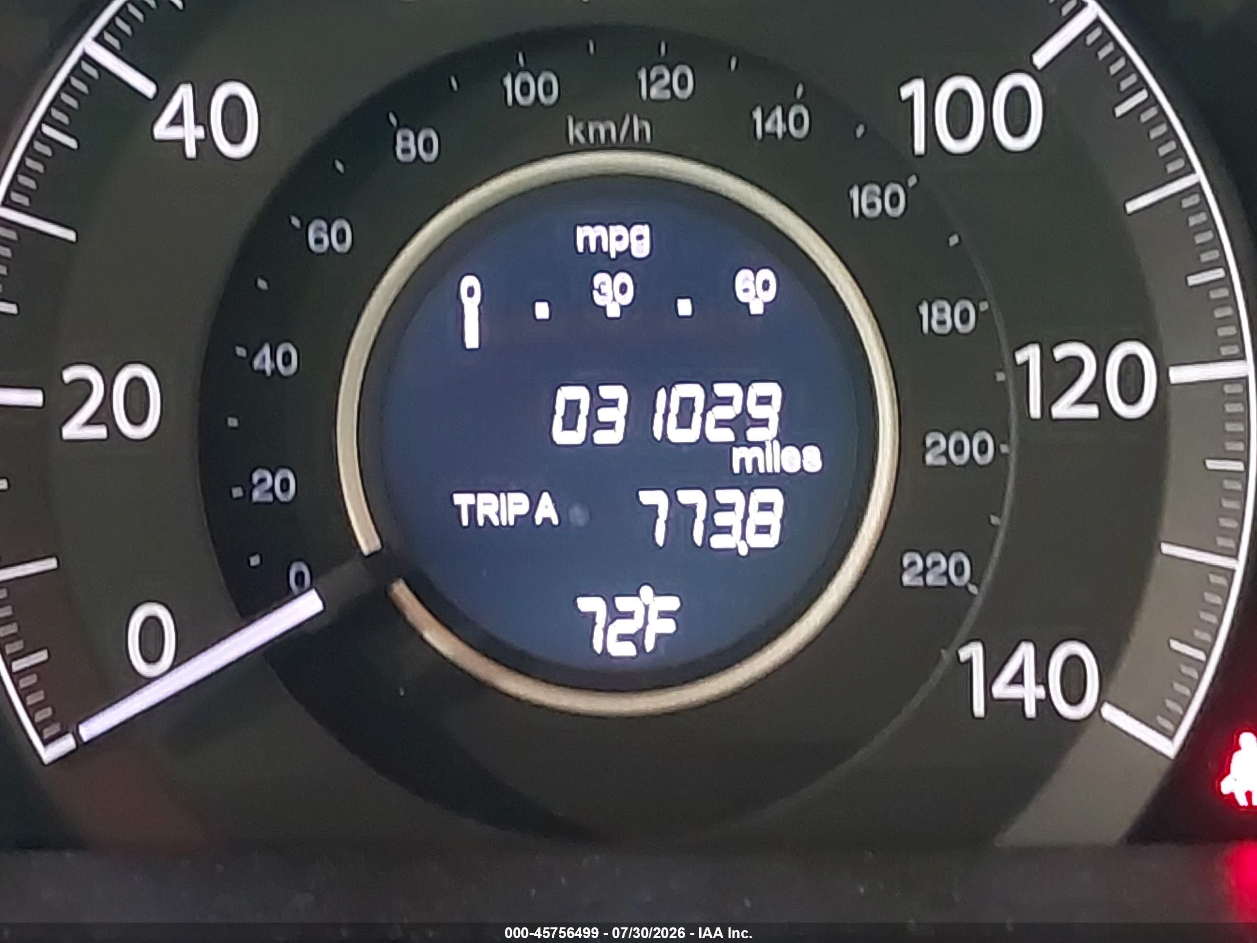 2014 Honda Cr-v Ex-l Бордовый vin: 5J6RM3H77EL039151