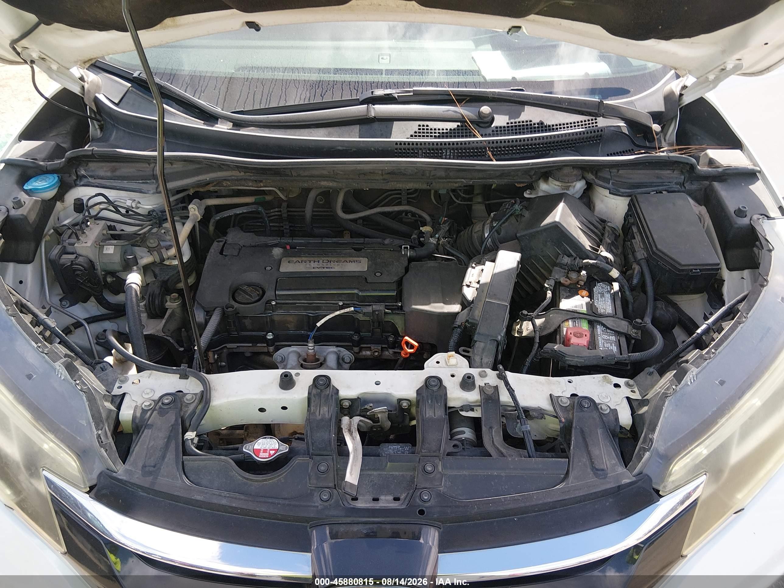2015 Honda Cr-v Ex-l White vin: 5J6RM3H77FL011271