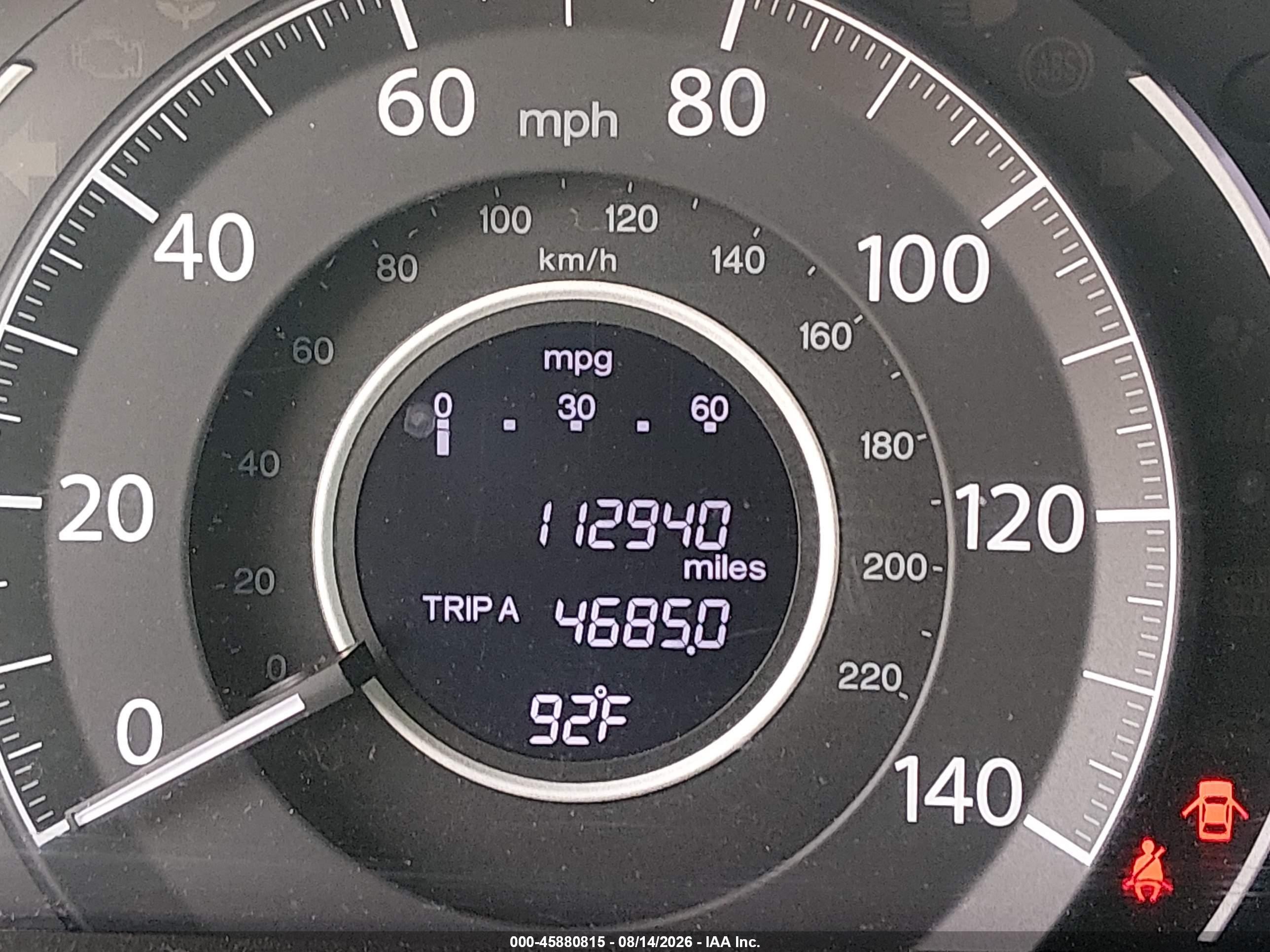 2015 Honda Cr-v Ex-l White vin: 5J6RM3H77FL011271