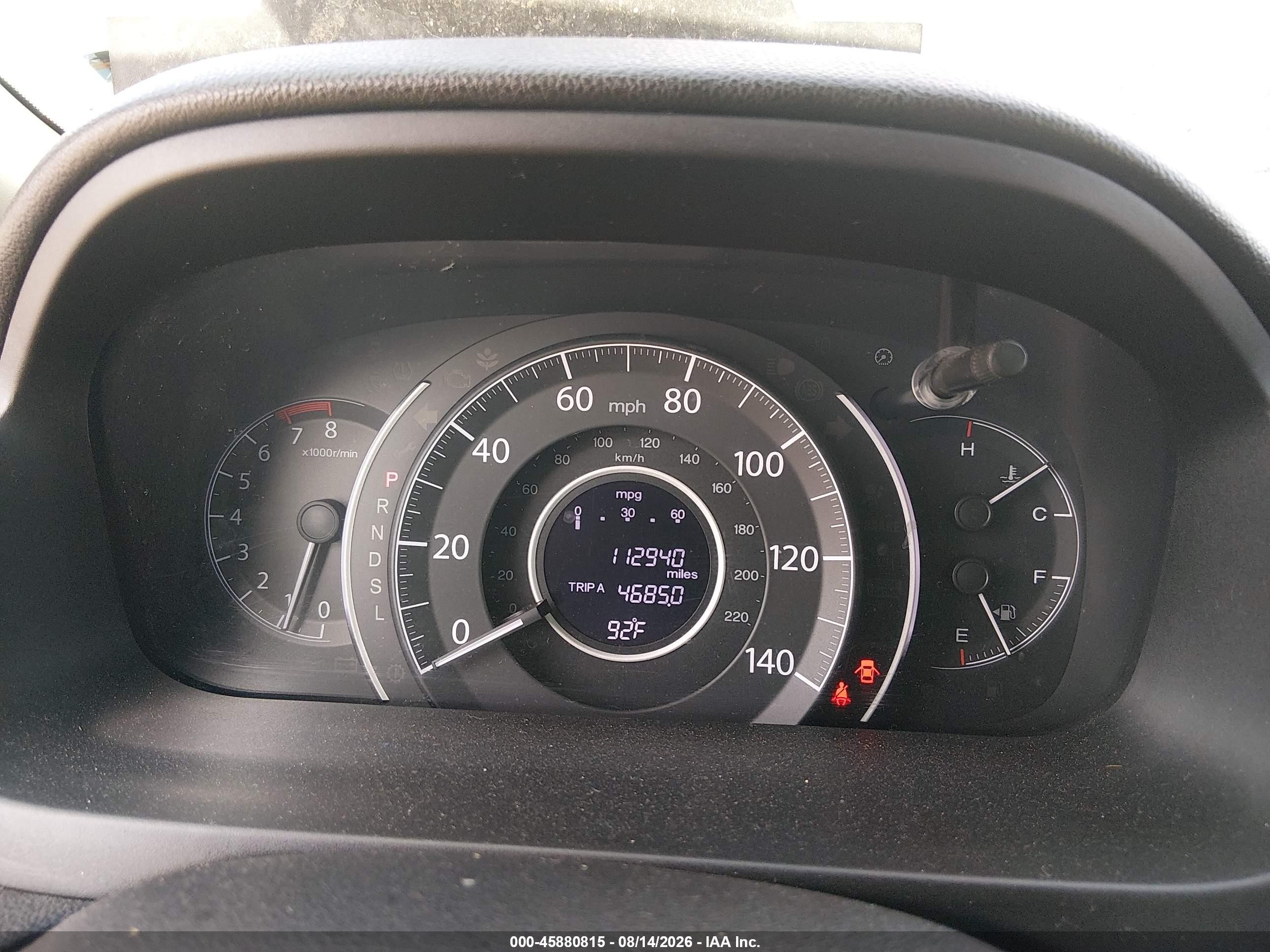 2015 Honda Cr-v Ex-l White vin: 5J6RM3H77FL011271