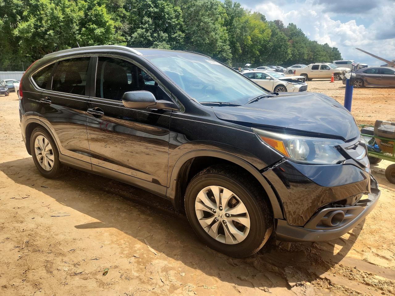 2012 Honda Cr-v Exl Black vin: 5J6RM3H78CL005491
