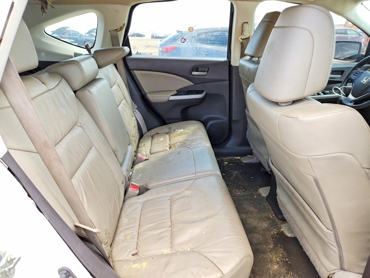 2012 Honda Cr-v Exl White vin: 5J6RM3H78CL021920