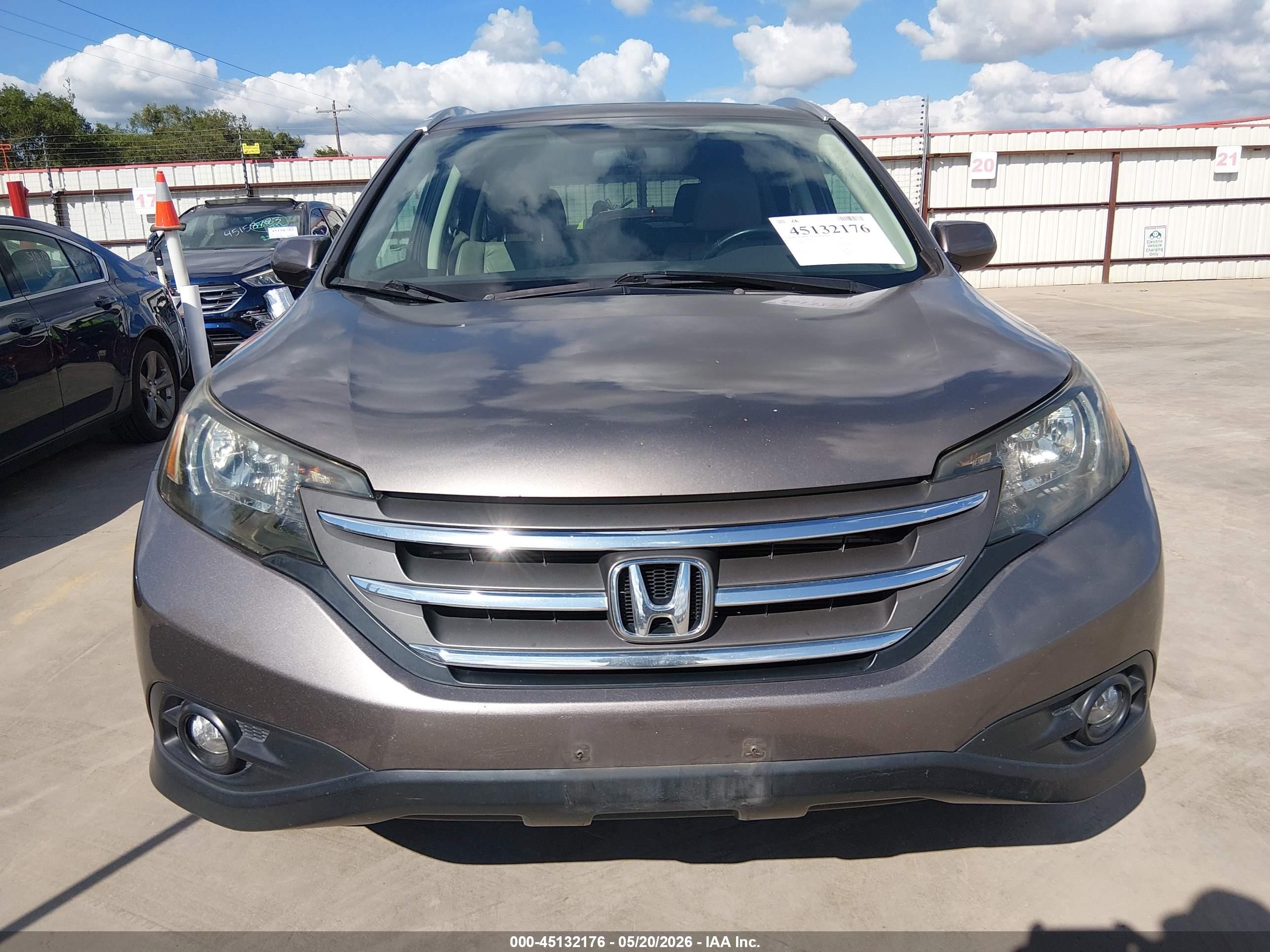 2012 Honda Cr-v Ex-l Gray vin: 5J6RM3H78CL038118