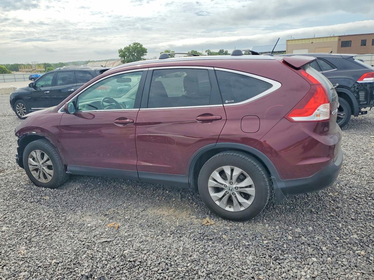 2012 Honda Cr-v Exl Темно-бордовый vin: 5J6RM3H78CL040905