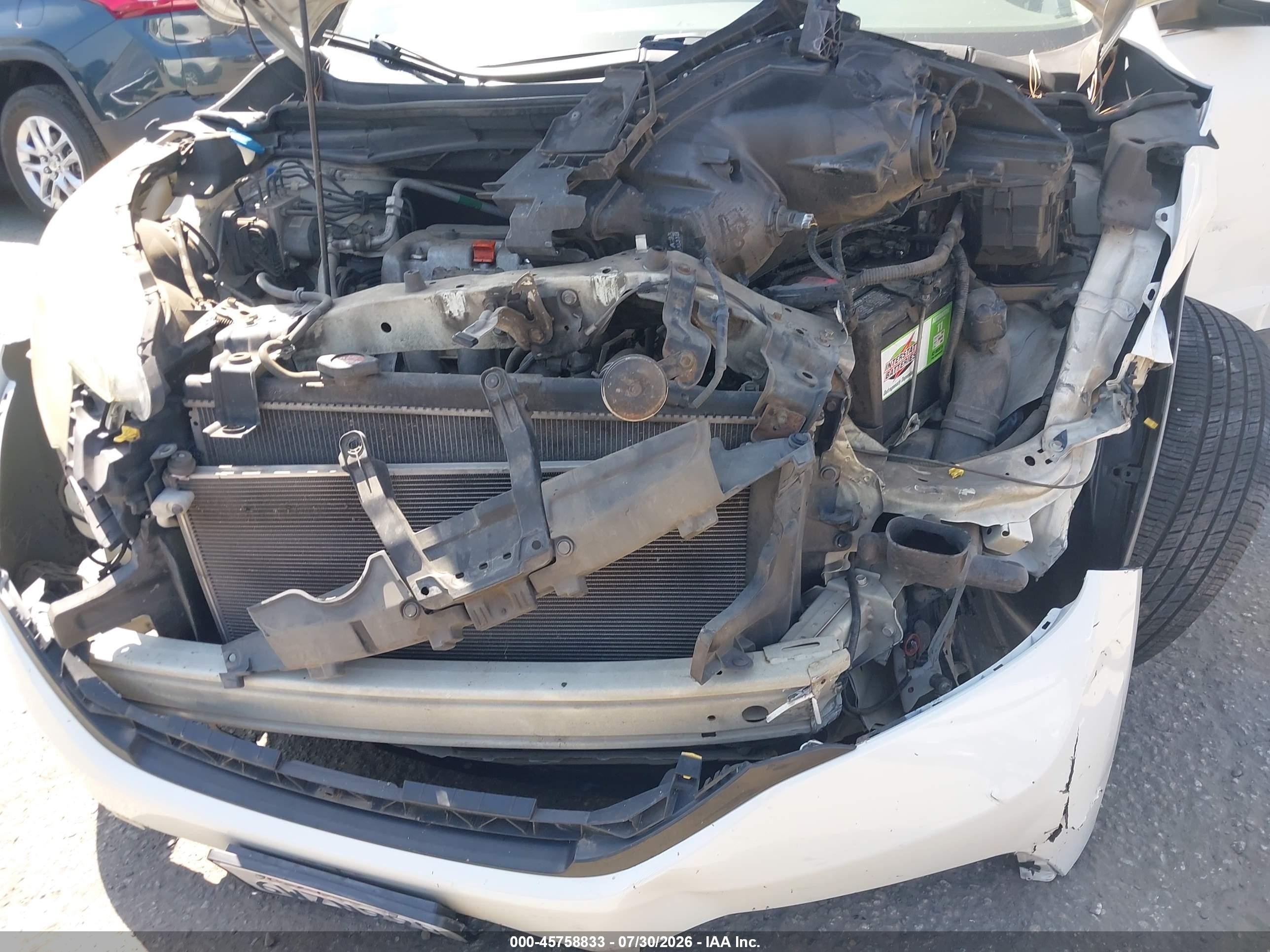 2012 Honda Cr-v Ex-l White vin: 5J6RM3H78CL041682