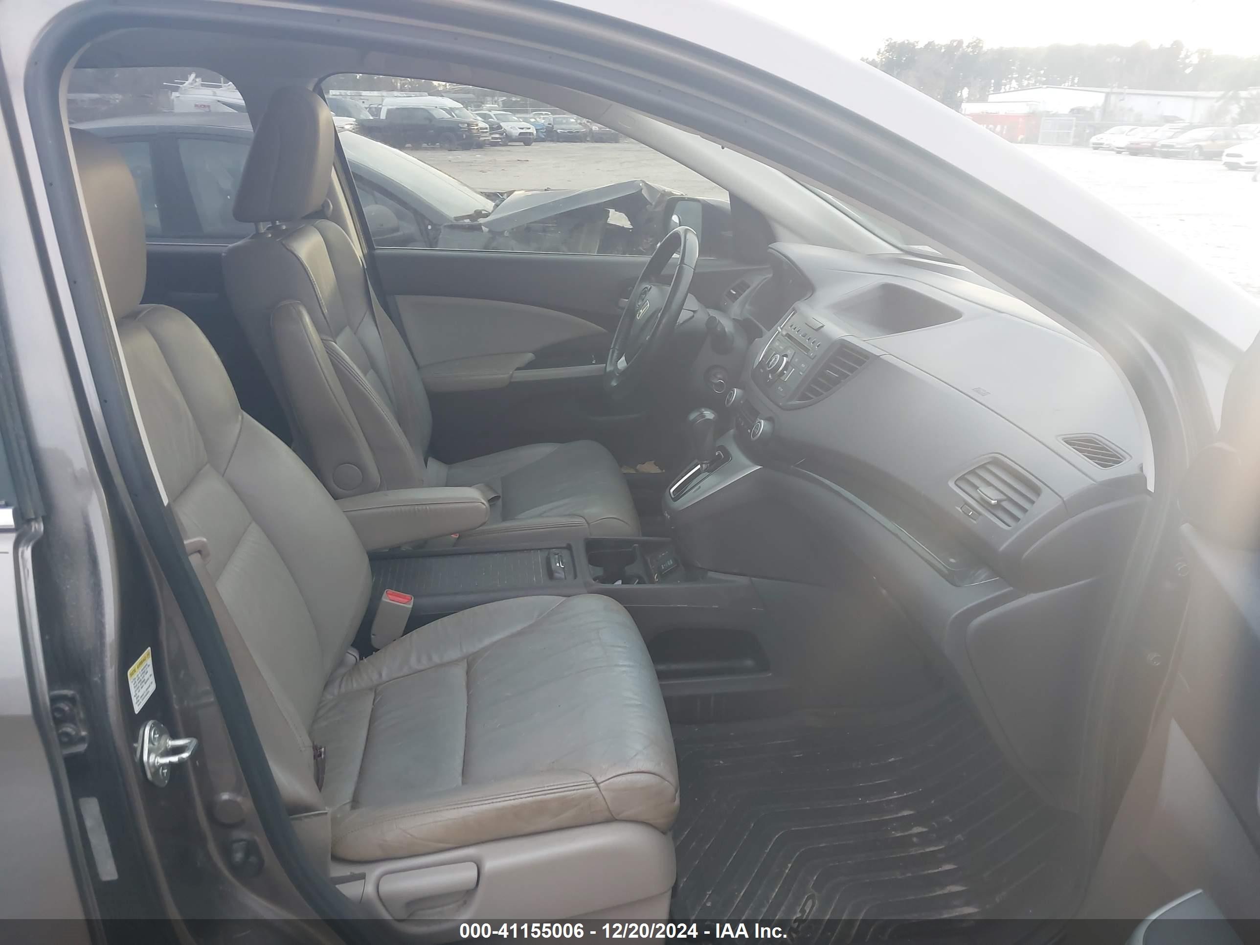 2012 Honda Cr-v Ex-l Серый vin: 5J6RM3H78CL044727