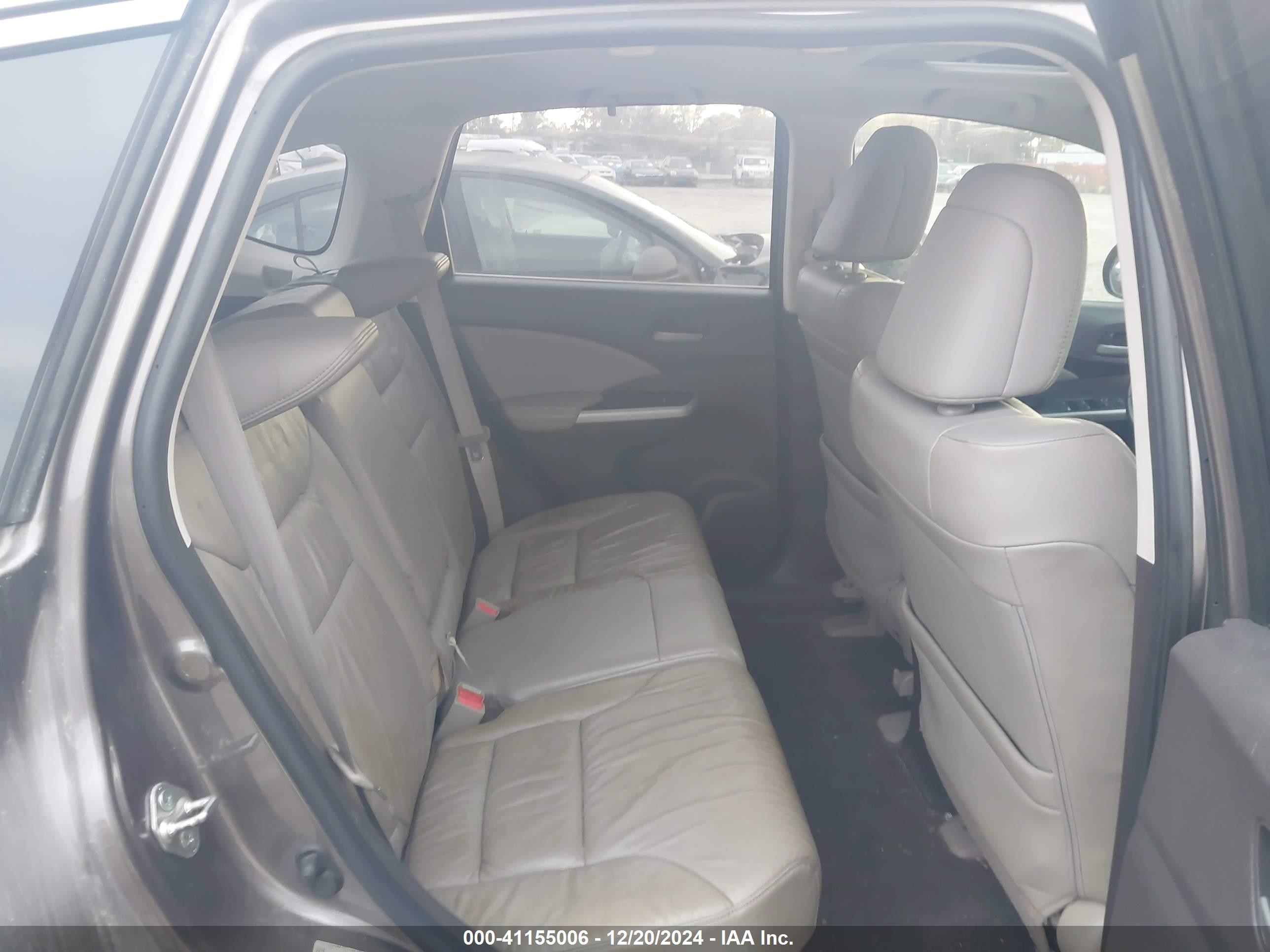 2012 Honda Cr-v Ex-l Серый vin: 5J6RM3H78CL044727