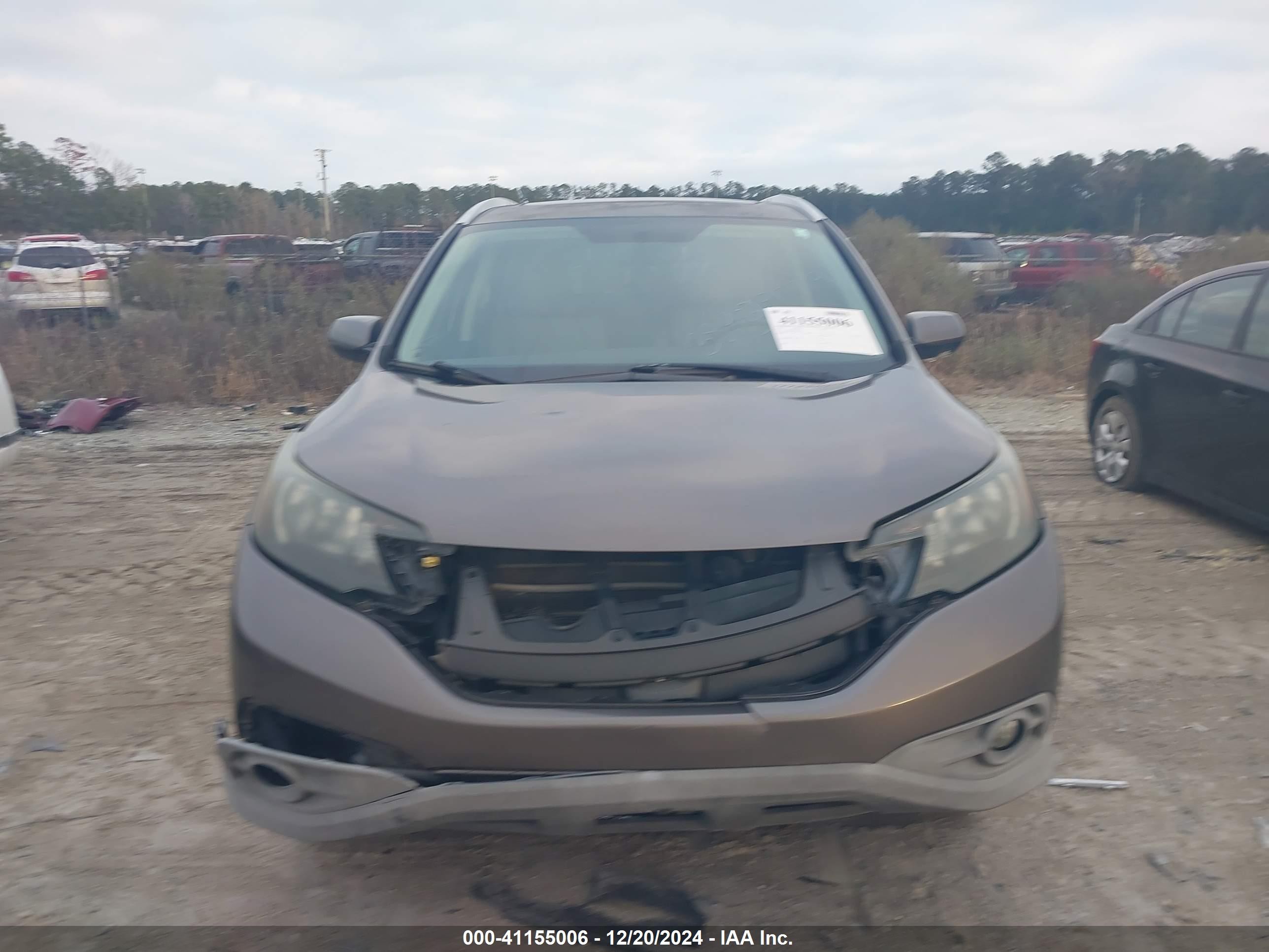 2012 Honda Cr-v Ex-l Серый vin: 5J6RM3H78CL044727