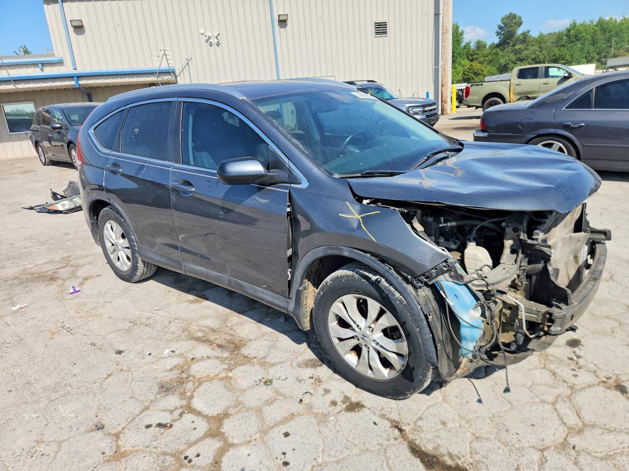 2013 Honda Cr-v Exl Gray vin: 5J6RM3H78DL006920