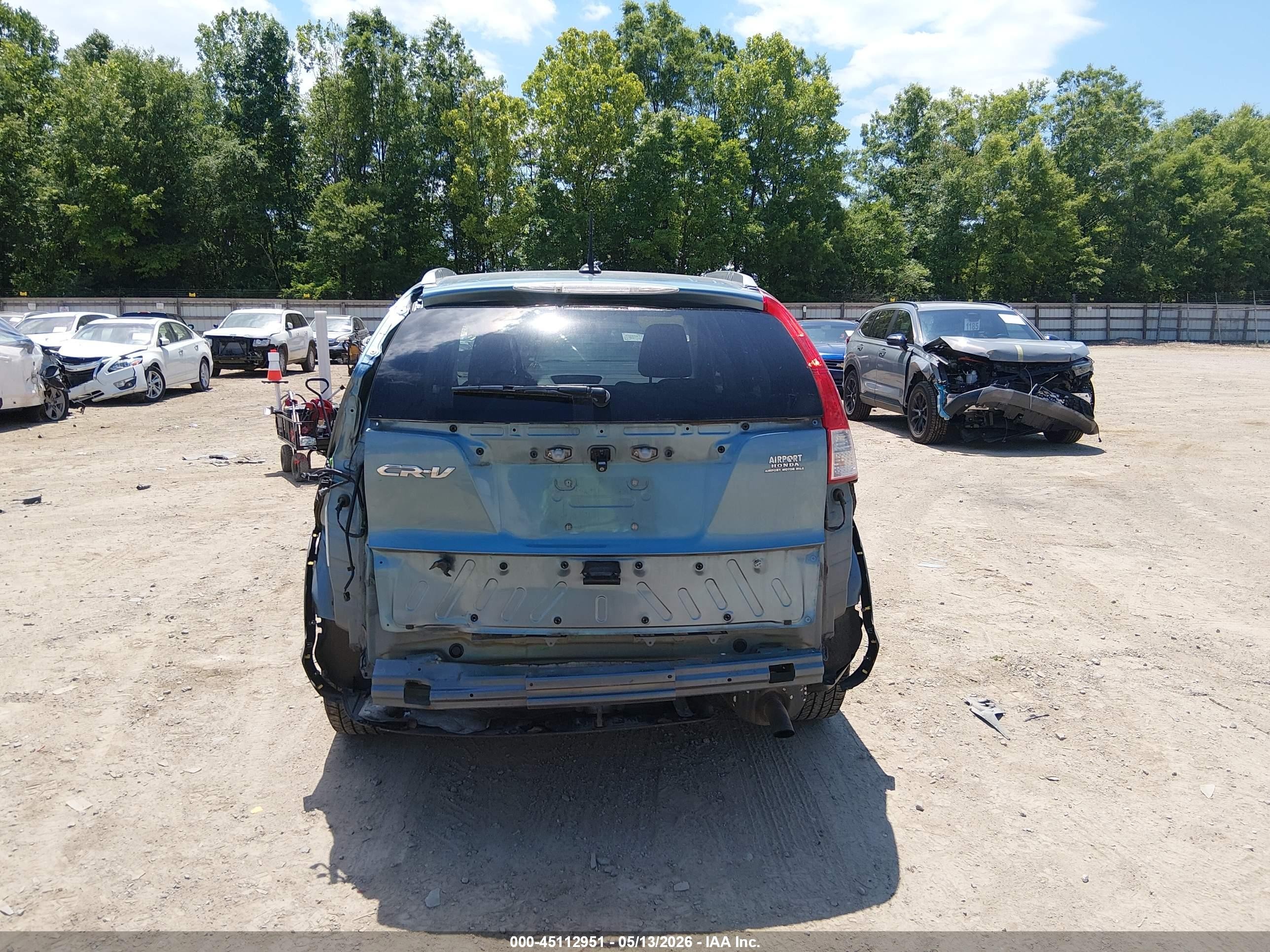 2013 Honda Cr-v Ex-l Синий vin: 5J6RM3H78DL026357