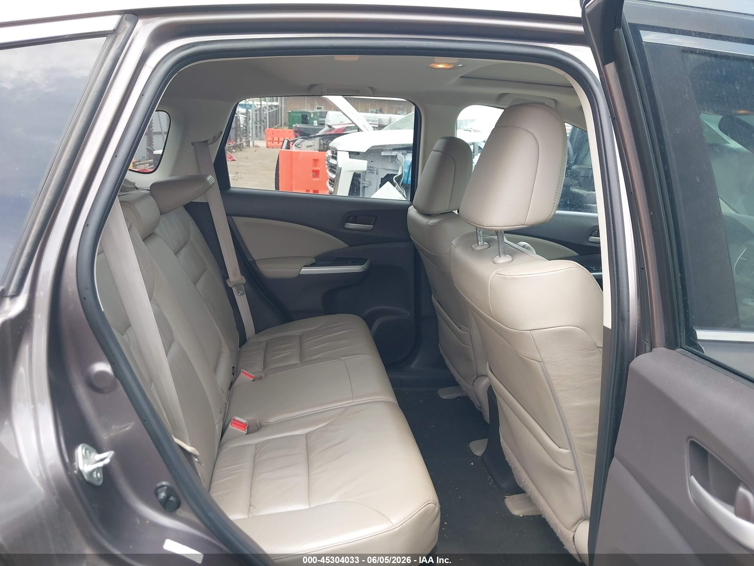 2013 Honda Cr-v Ex-l Серый vin: 5J6RM3H78DL036600