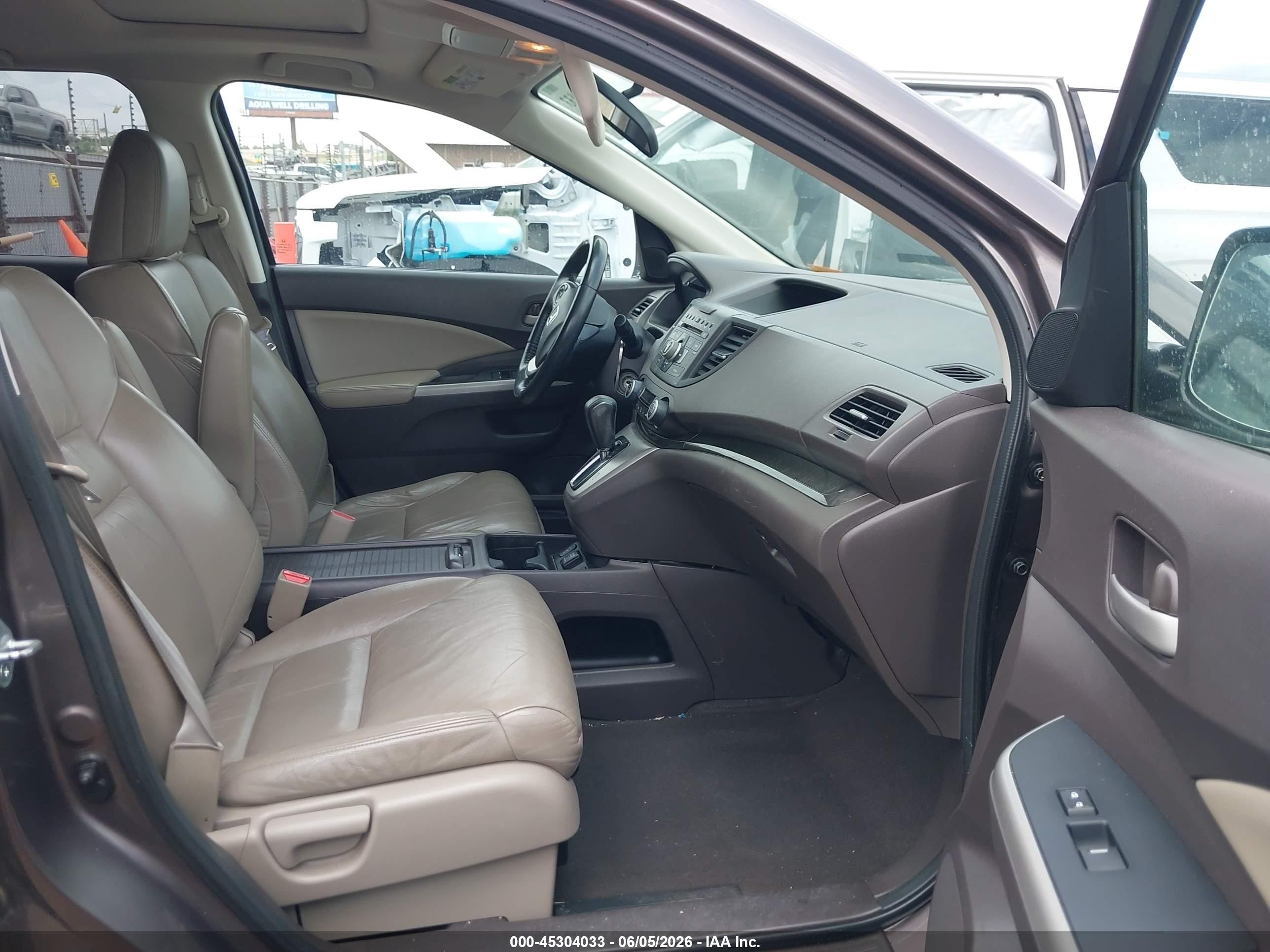 2013 Honda Cr-v Ex-l Серый vin: 5J6RM3H78DL036600