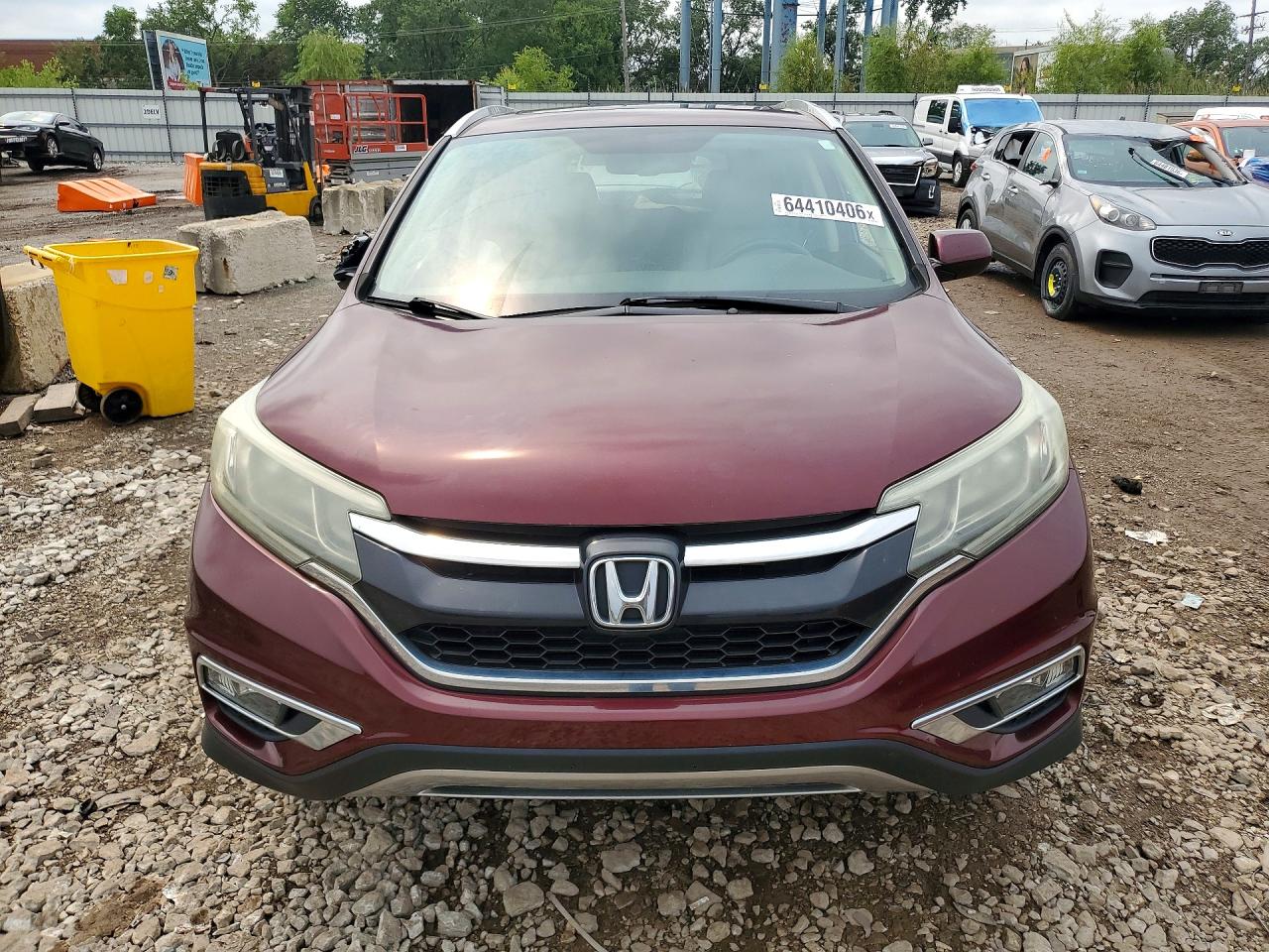 2015 Honda Cr-v Exl Maroon vin: 5J6RM3H78FL004796