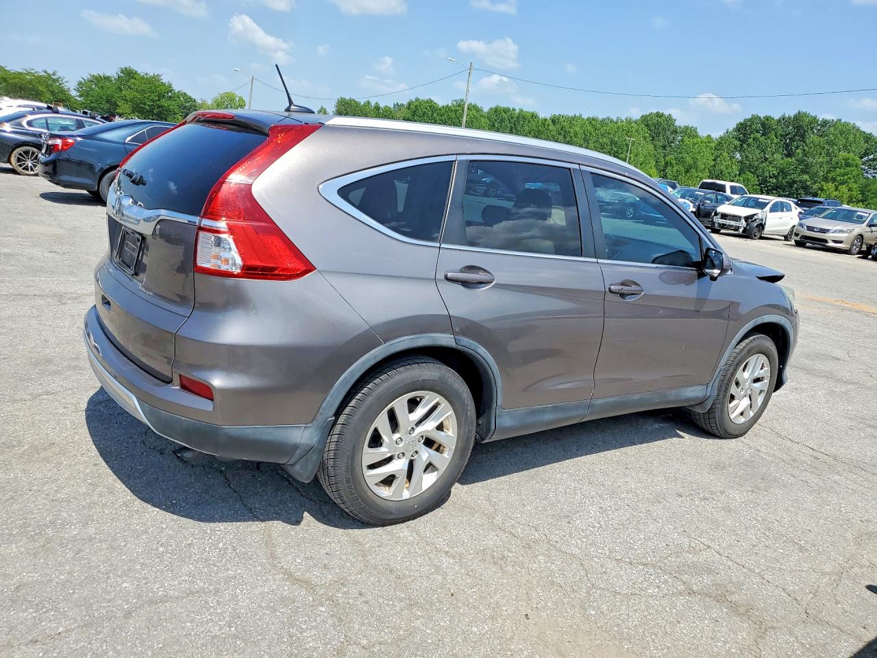 2015 Honda Cr-v Exl Gray vin: 5J6RM3H78FL005883