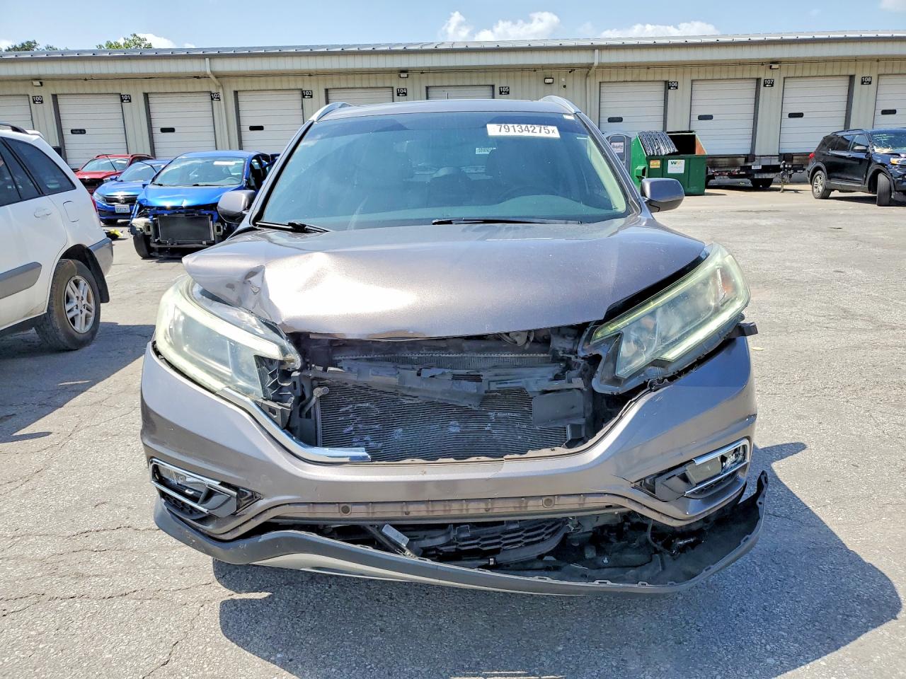 2015 Honda Cr-v Exl Gray vin: 5J6RM3H78FL005883