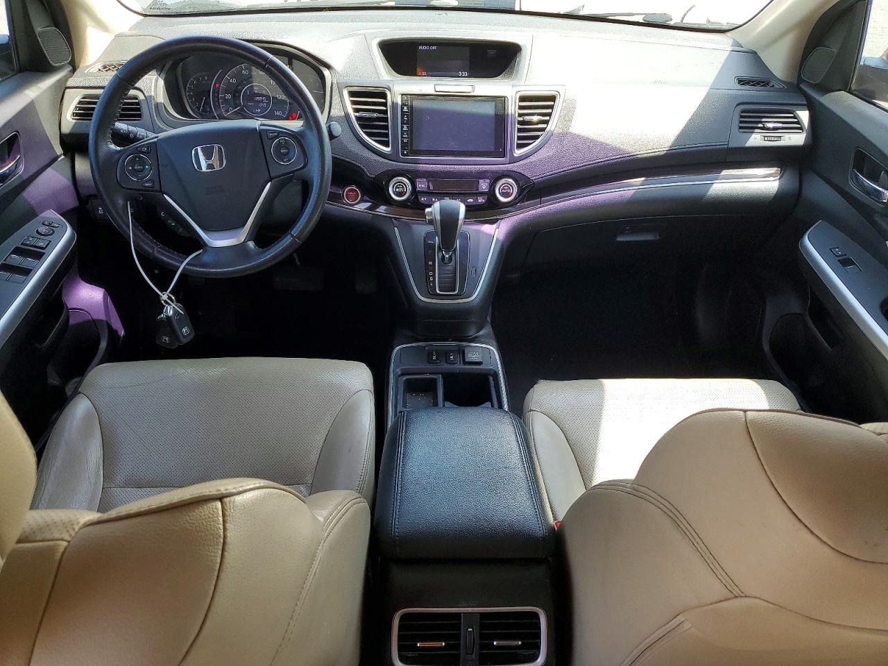 2015 Honda Cr-v Exl Gray vin: 5J6RM3H78FL005883