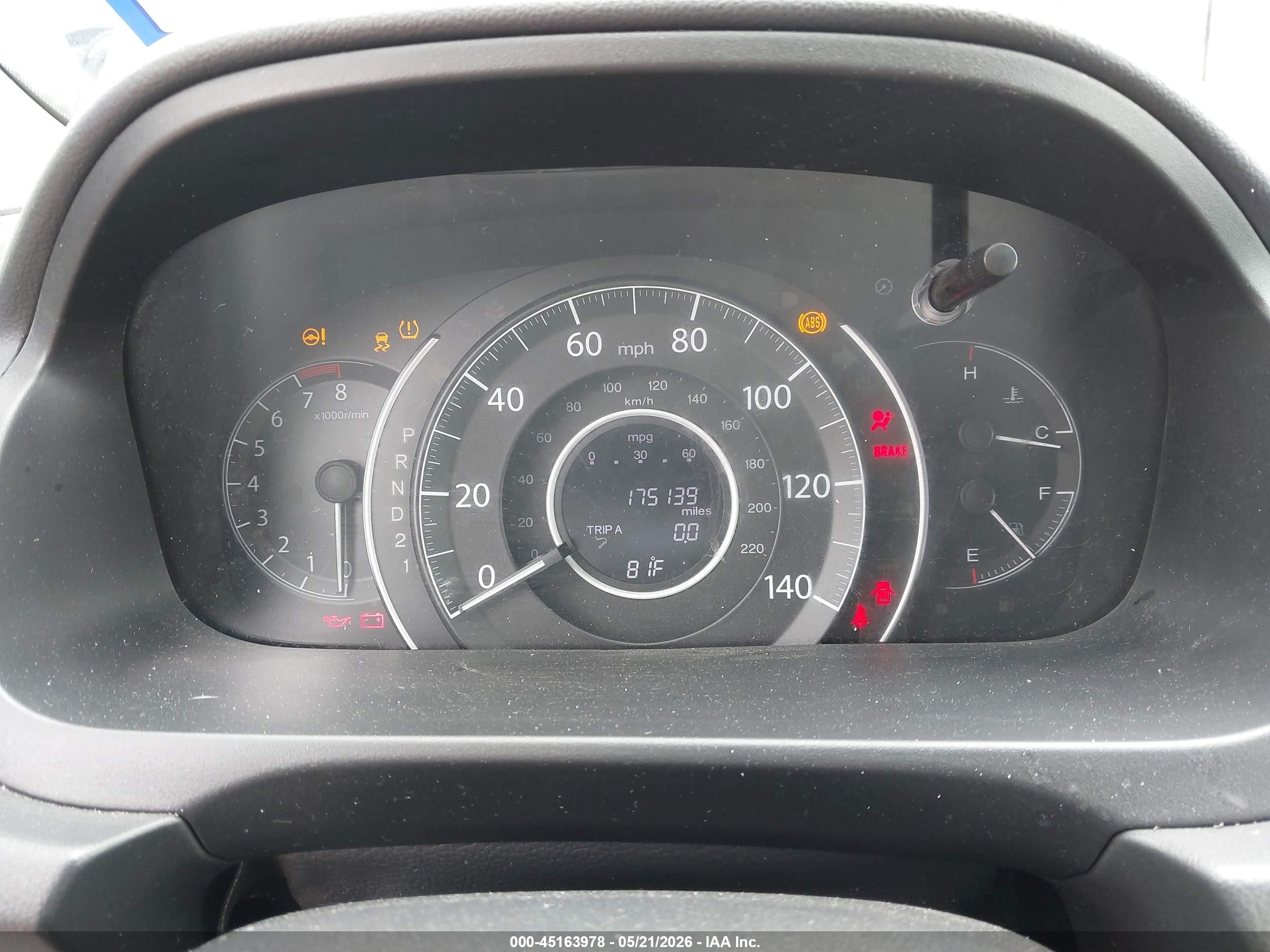 2012 Honda Cr-v Ex-l Gray vin: 5J6RM3H79CL001806