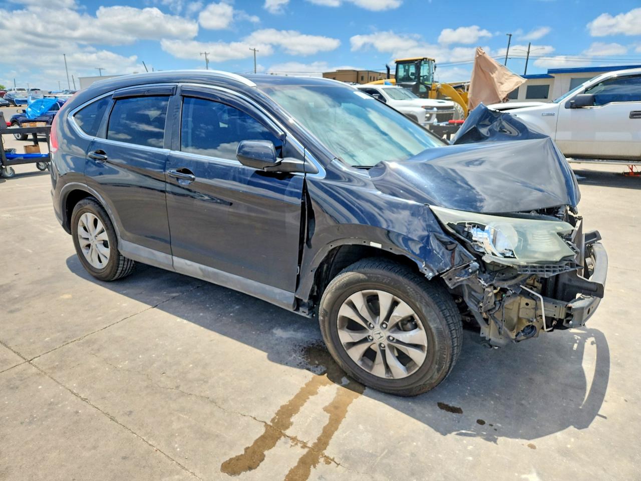 2012 Honda Cr-v Exl Black vin: 5J6RM3H79CL007301
