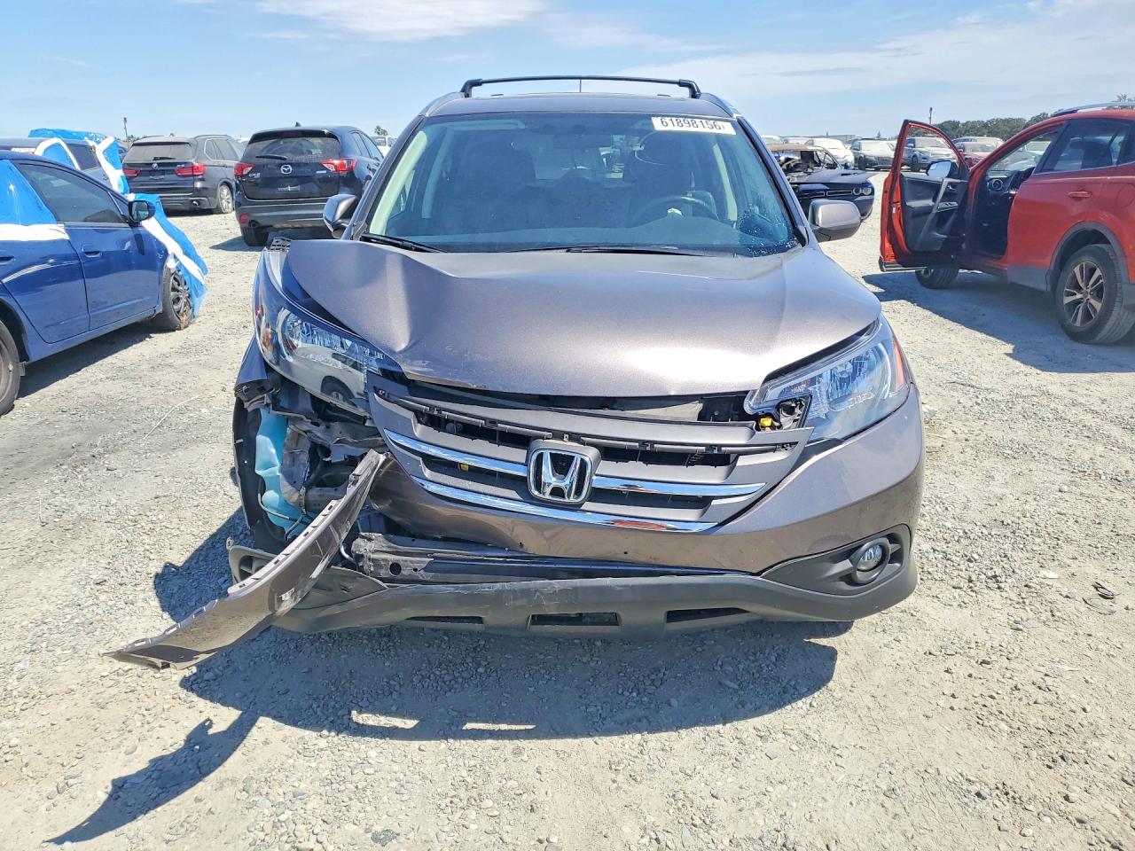 2012 Honda Cr-v Exl Gray vin: 5J6RM3H79CL007525