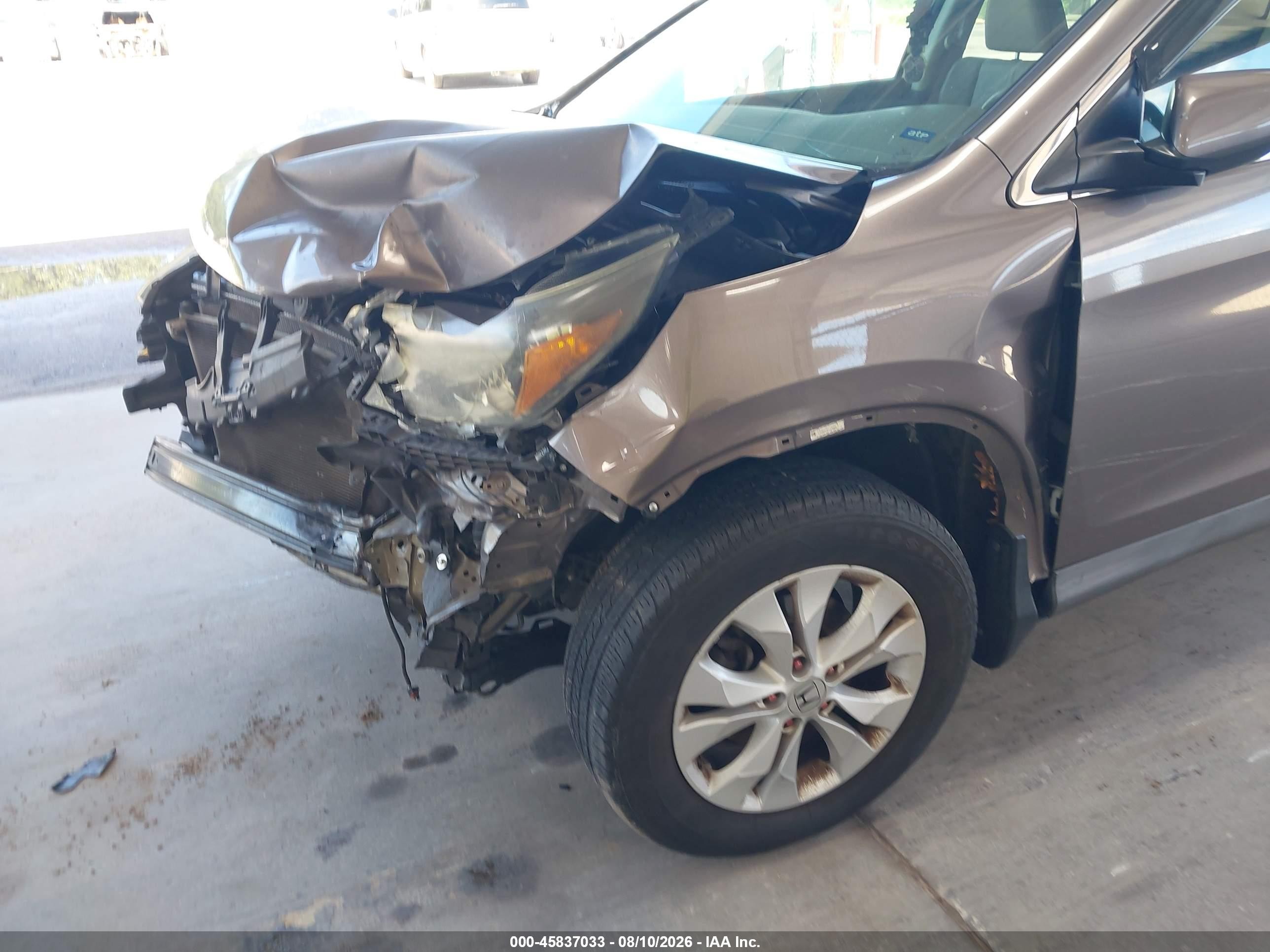 2012 Honda Cr-v Ex-l Beige vin: 5J6RM3H79CL015995