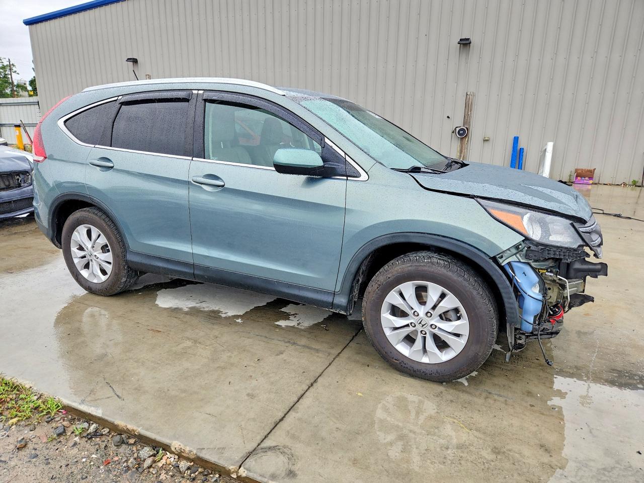 2012 Honda Cr-v Exl Green vin: 5J6RM3H79CL025913