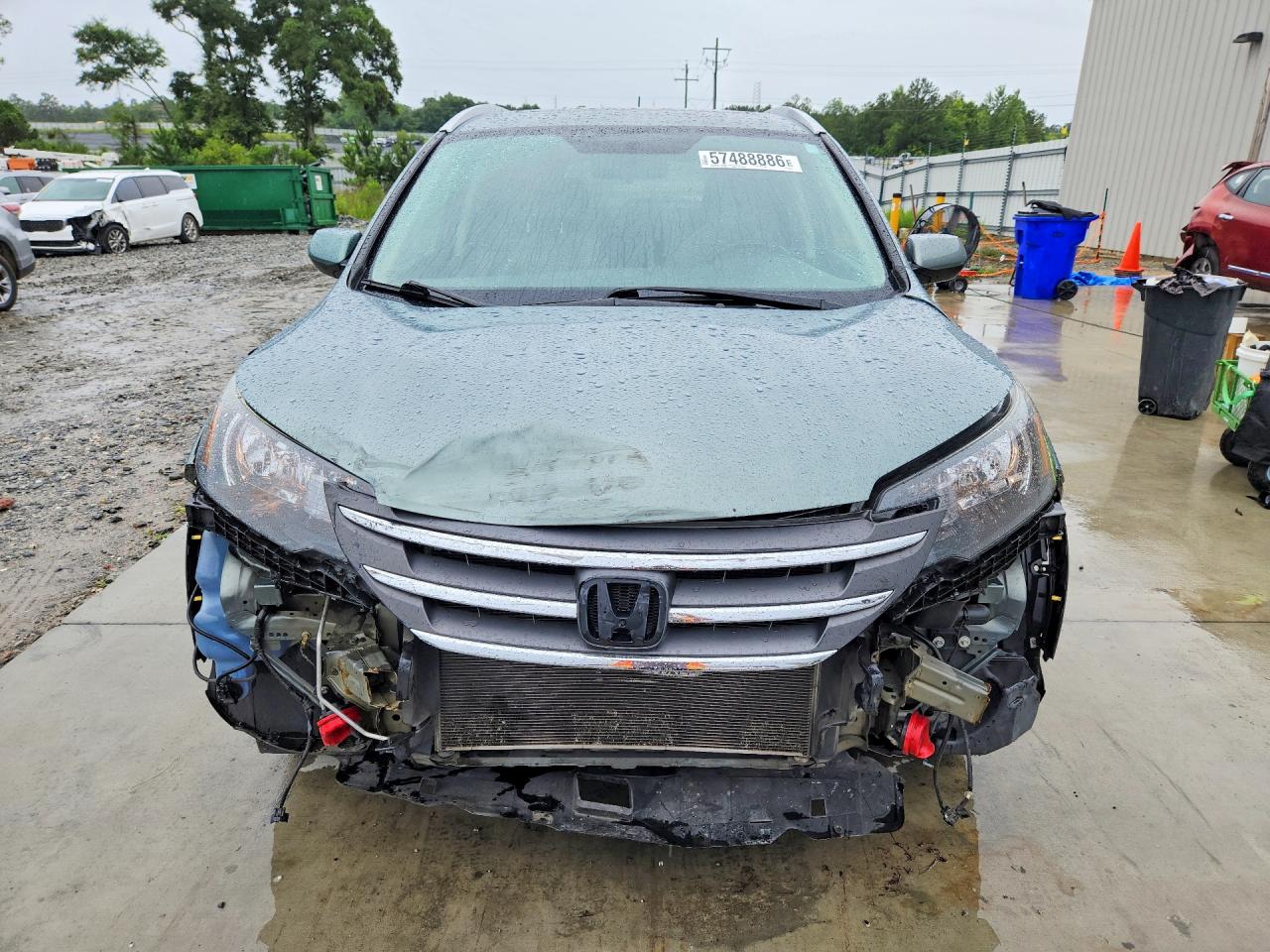 2012 Honda Cr-v Exl Green vin: 5J6RM3H79CL025913