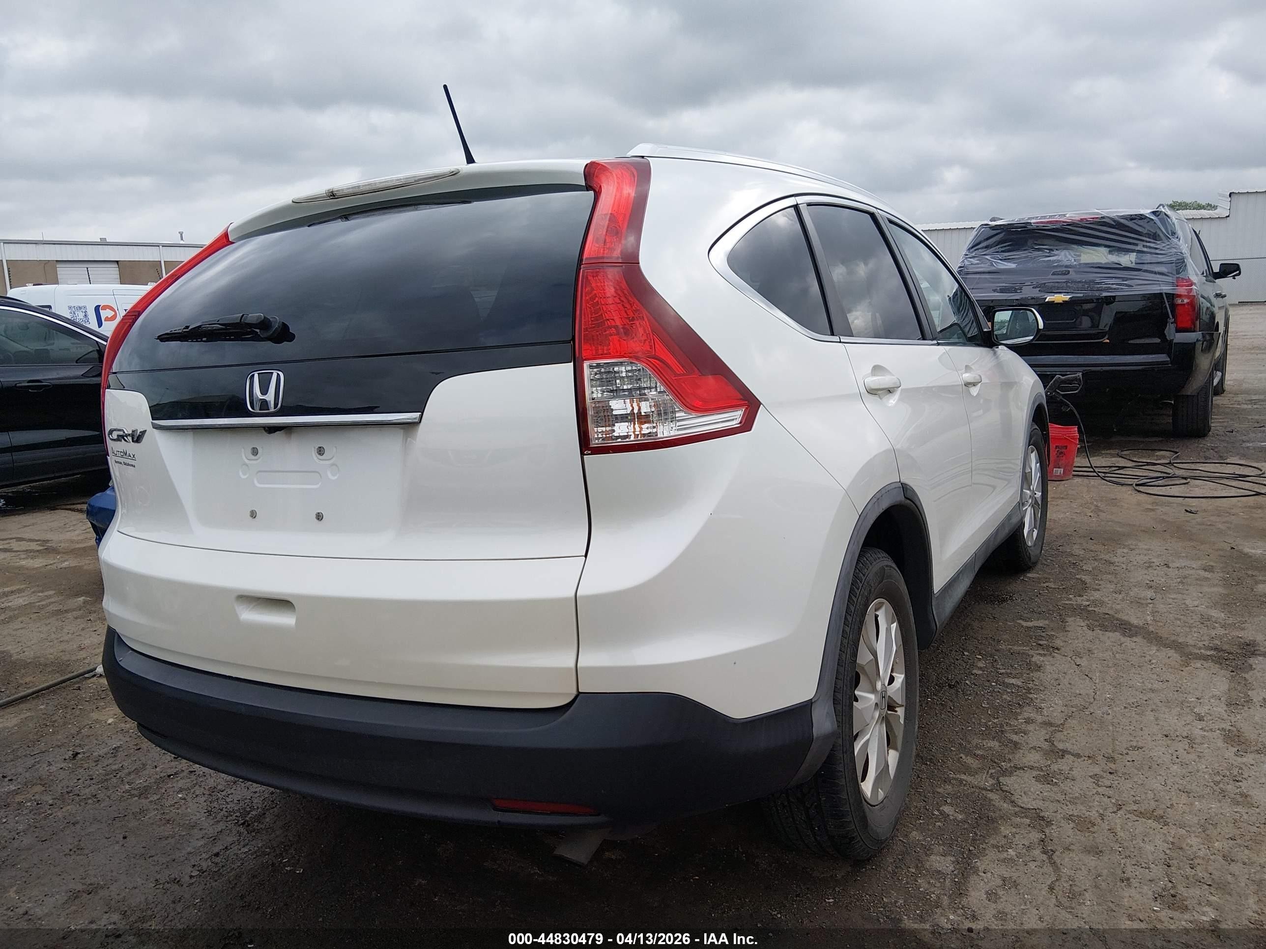 2012 Honda Cr-v Ex-l Белый vin: 5J6RM3H79CL042713