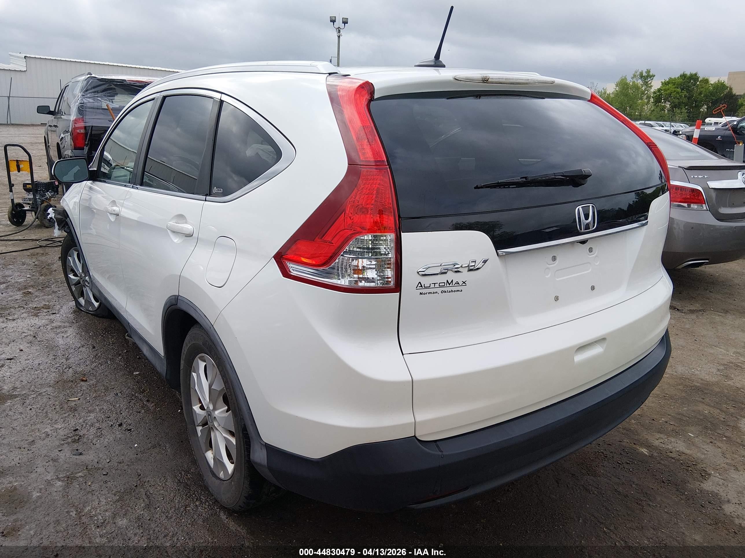 2012 Honda Cr-v Ex-l Белый vin: 5J6RM3H79CL042713