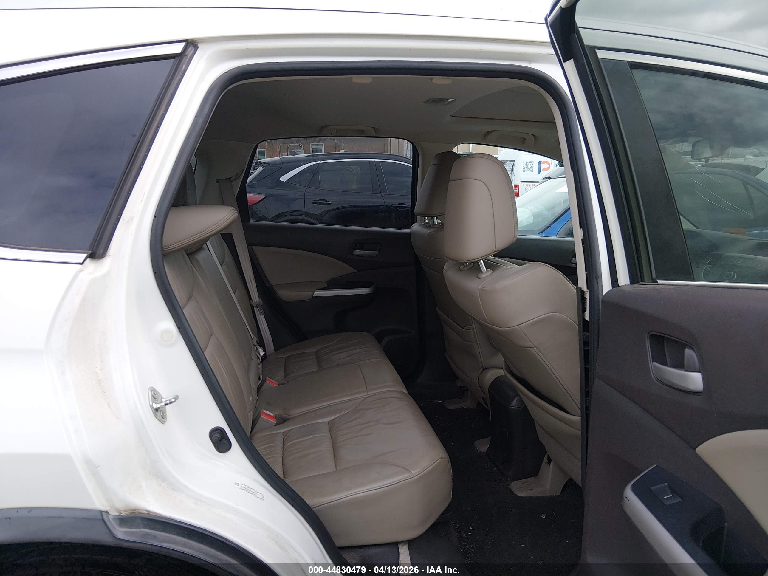 2012 Honda Cr-v Ex-l Белый vin: 5J6RM3H79CL042713