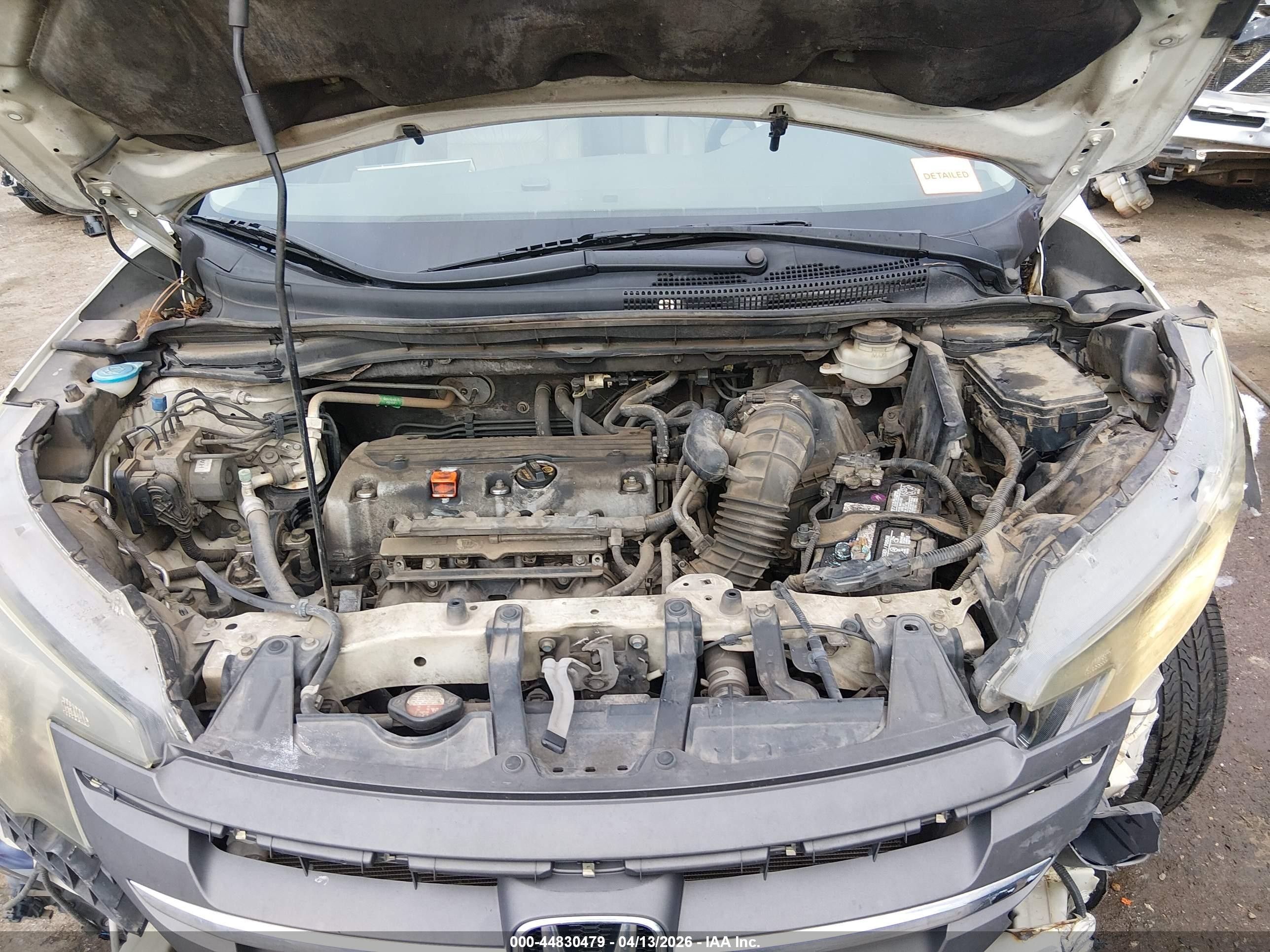 2012 Honda Cr-v Ex-l Белый vin: 5J6RM3H79CL042713
