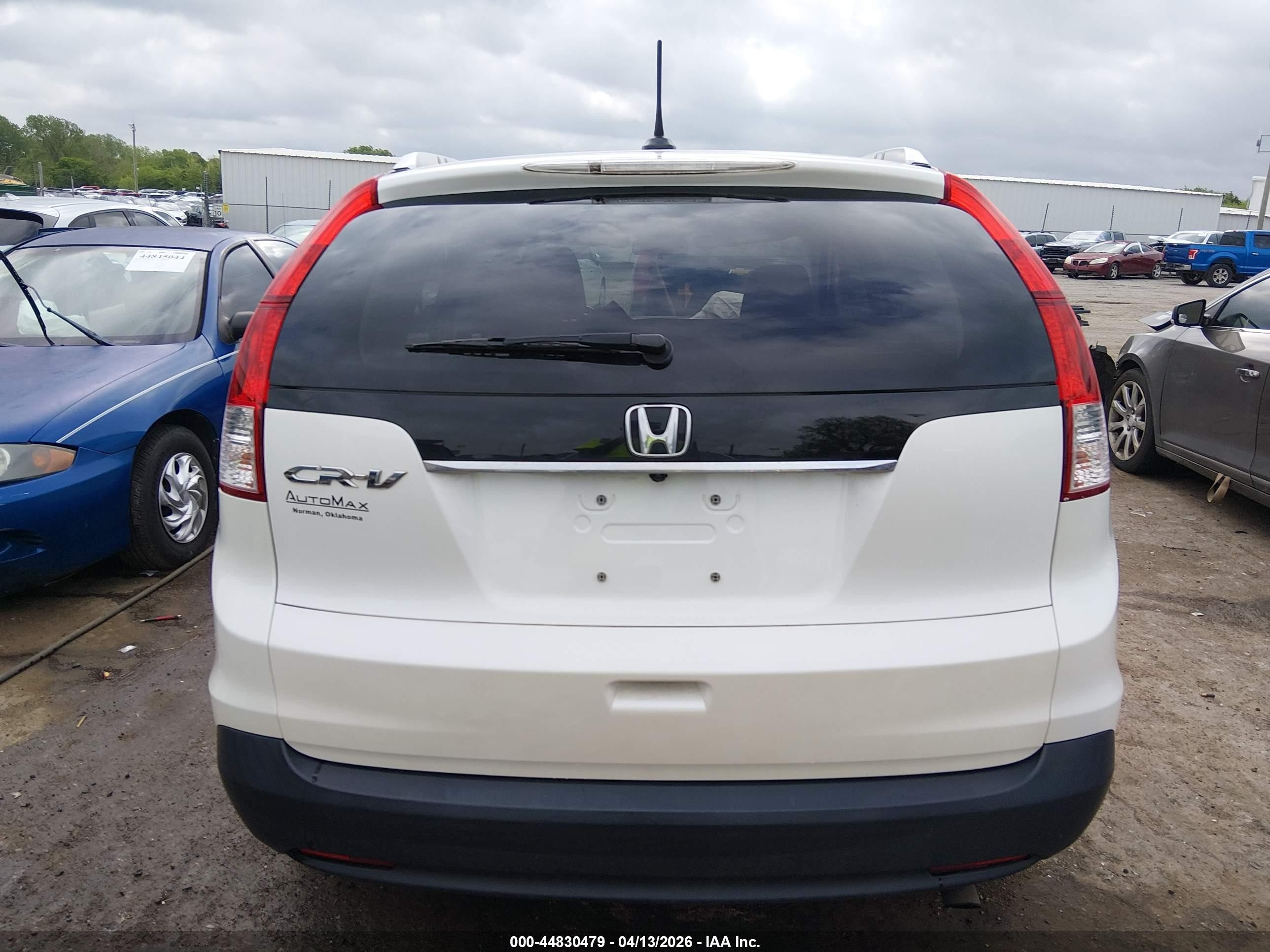 2012 Honda Cr-v Ex-l Белый vin: 5J6RM3H79CL042713