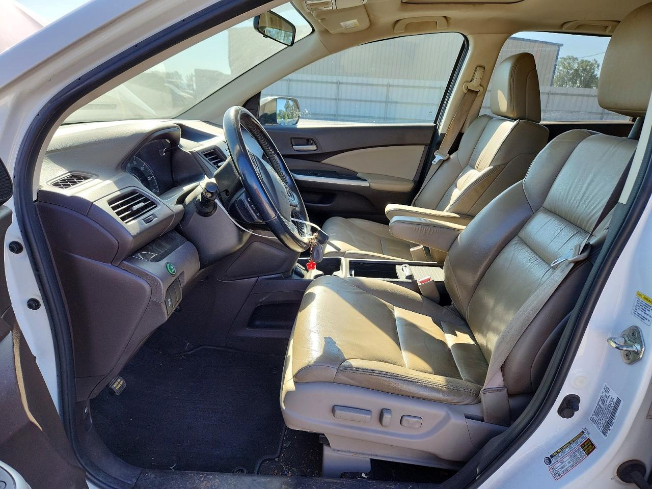 2012 Honda Cr-v Exl White vin: 5J6RM3H79CL043022