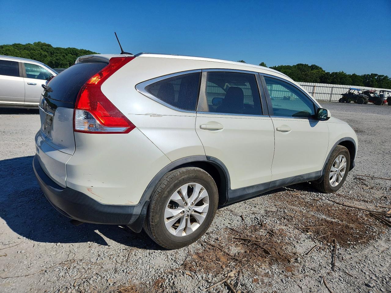 2012 Honda Cr-v Exl White vin: 5J6RM3H79CL043022