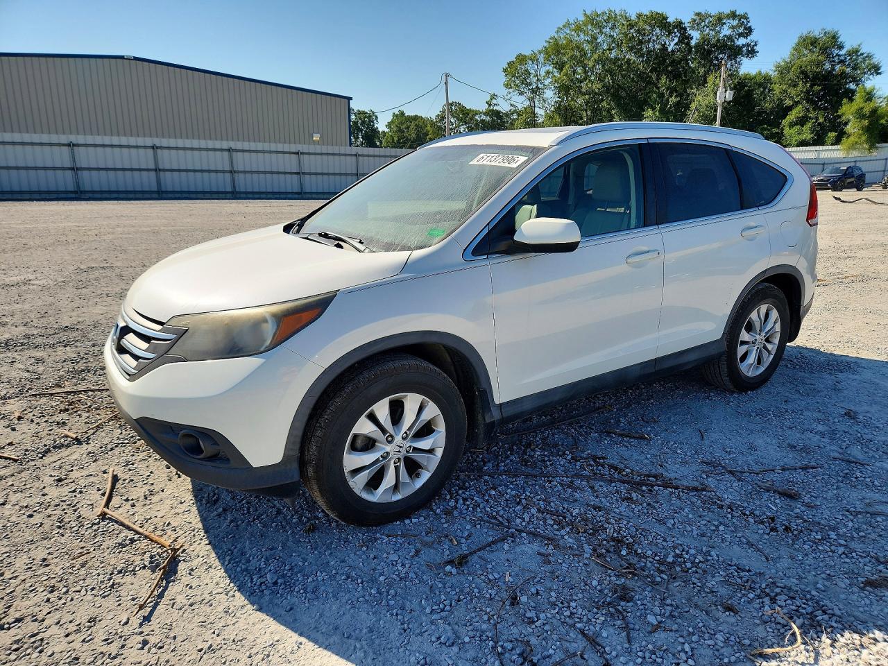 2012 Honda Cr-v Exl White vin: 5J6RM3H79CL043022