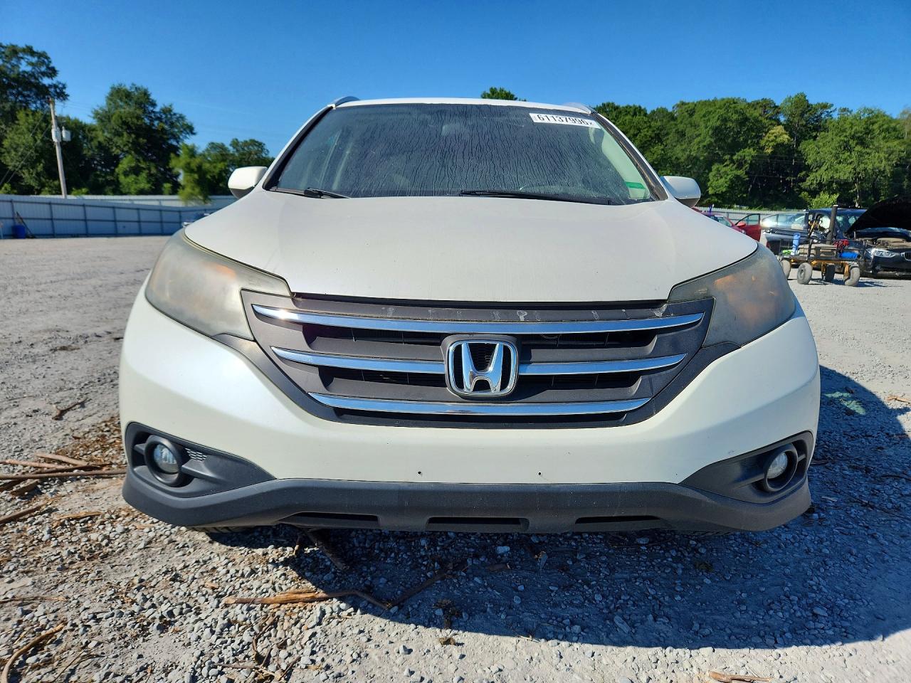 2012 Honda Cr-v Exl White vin: 5J6RM3H79CL043022