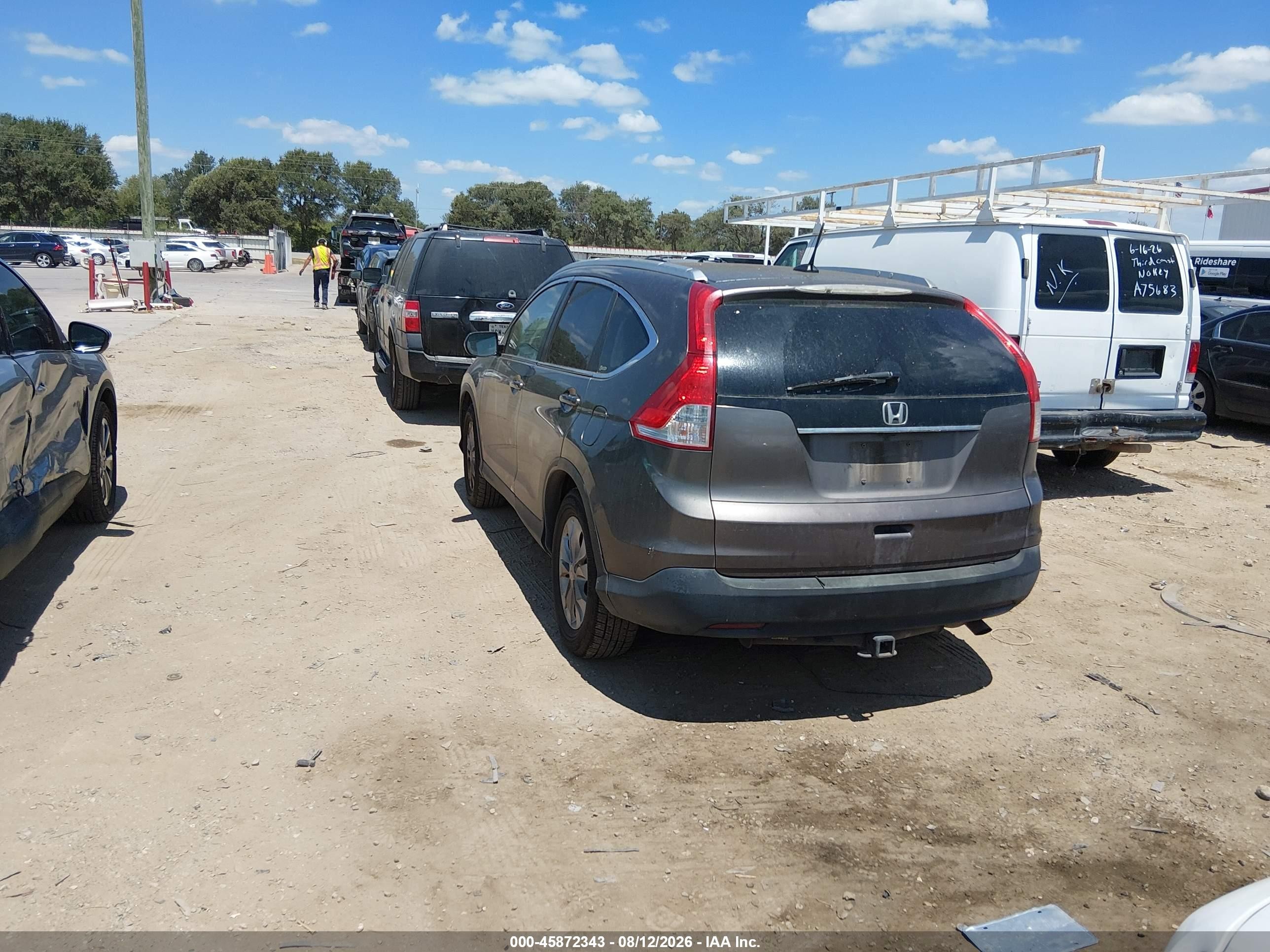 2012 Honda Cr-v Ex-l Brown vin: 5J6RM3H79CL045935