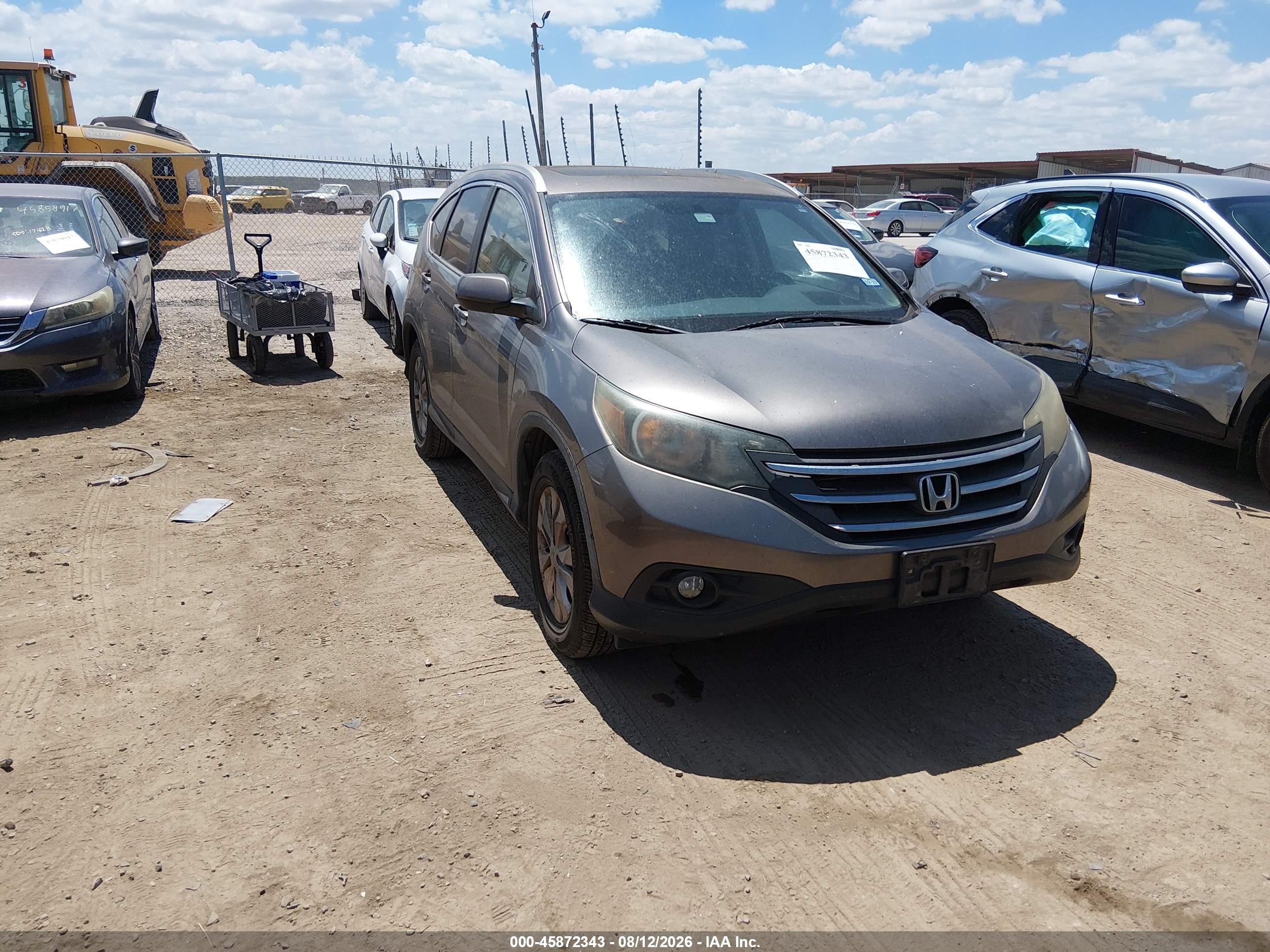 2012 Honda Cr-v Ex-l Brown vin: 5J6RM3H79CL045935