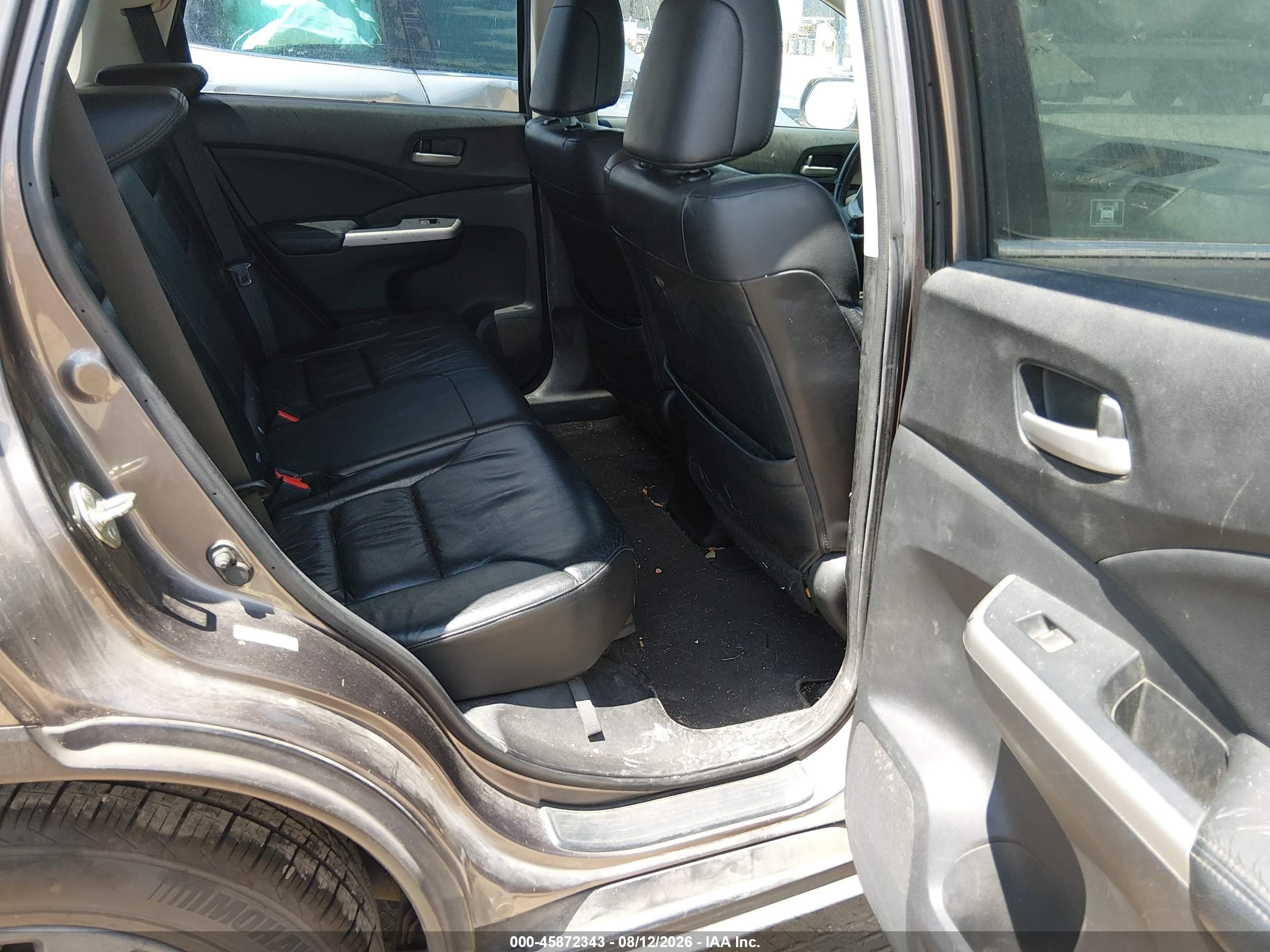 2012 Honda Cr-v Ex-l Brown vin: 5J6RM3H79CL045935