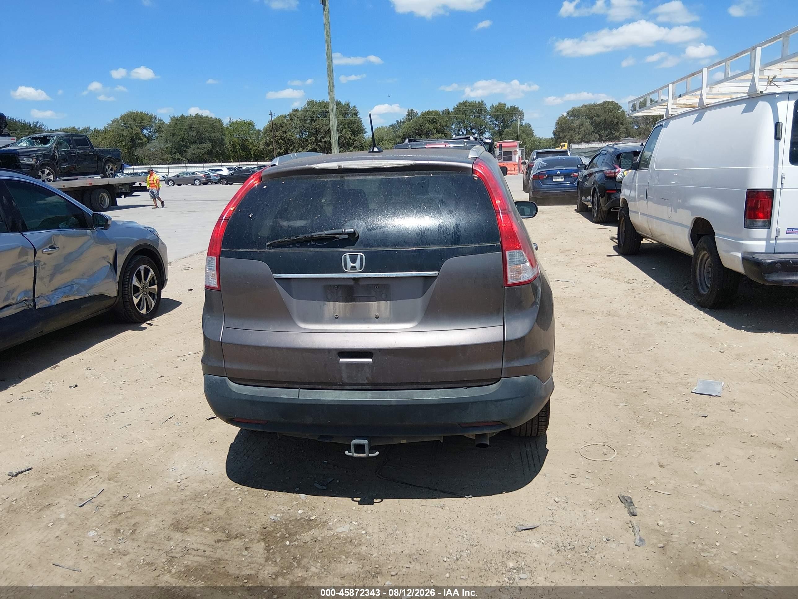 2012 Honda Cr-v Ex-l Brown vin: 5J6RM3H79CL045935