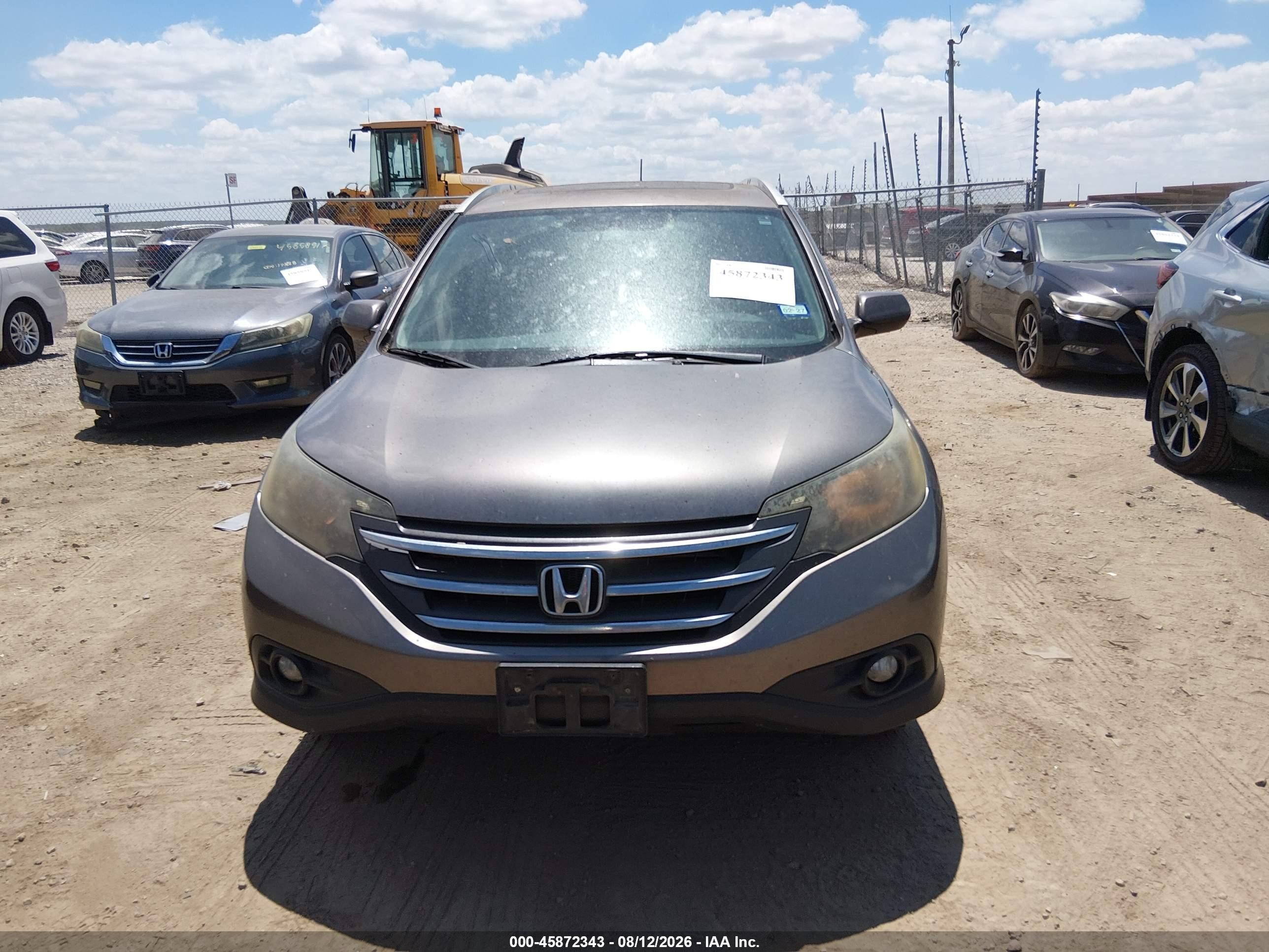 2012 Honda Cr-v Ex-l Brown vin: 5J6RM3H79CL045935
