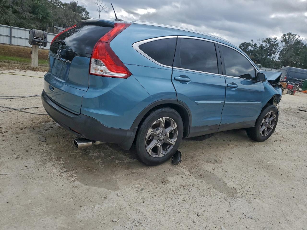 2013 Honda Cr-v Exl Синий vin: 5J6RM3H79DL003041