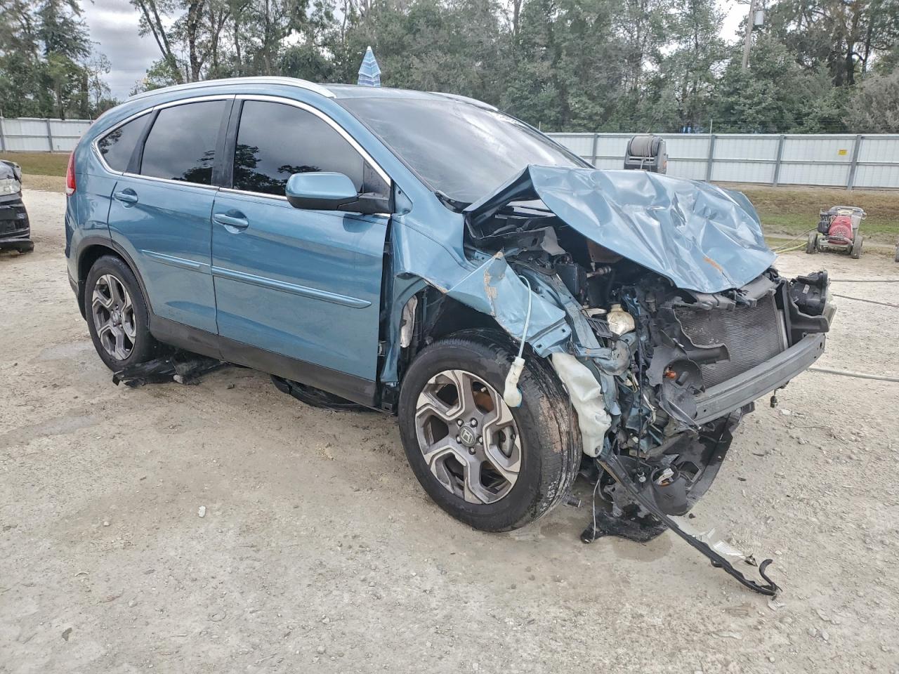 2013 Honda Cr-v Exl Синий vin: 5J6RM3H79DL003041