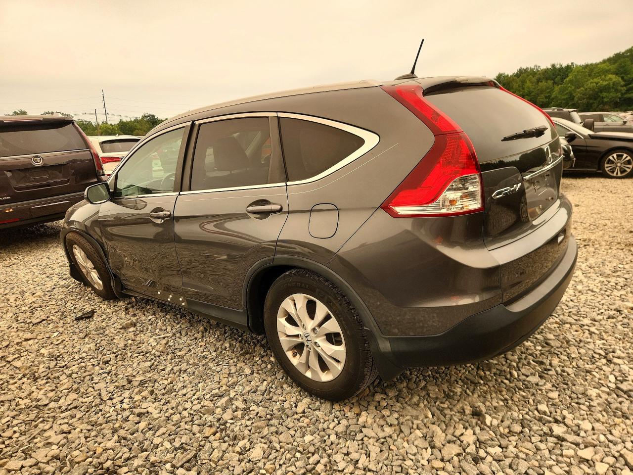 2013 Honda Cr-v Exl Gray vin: 5J6RM3H79DL007543