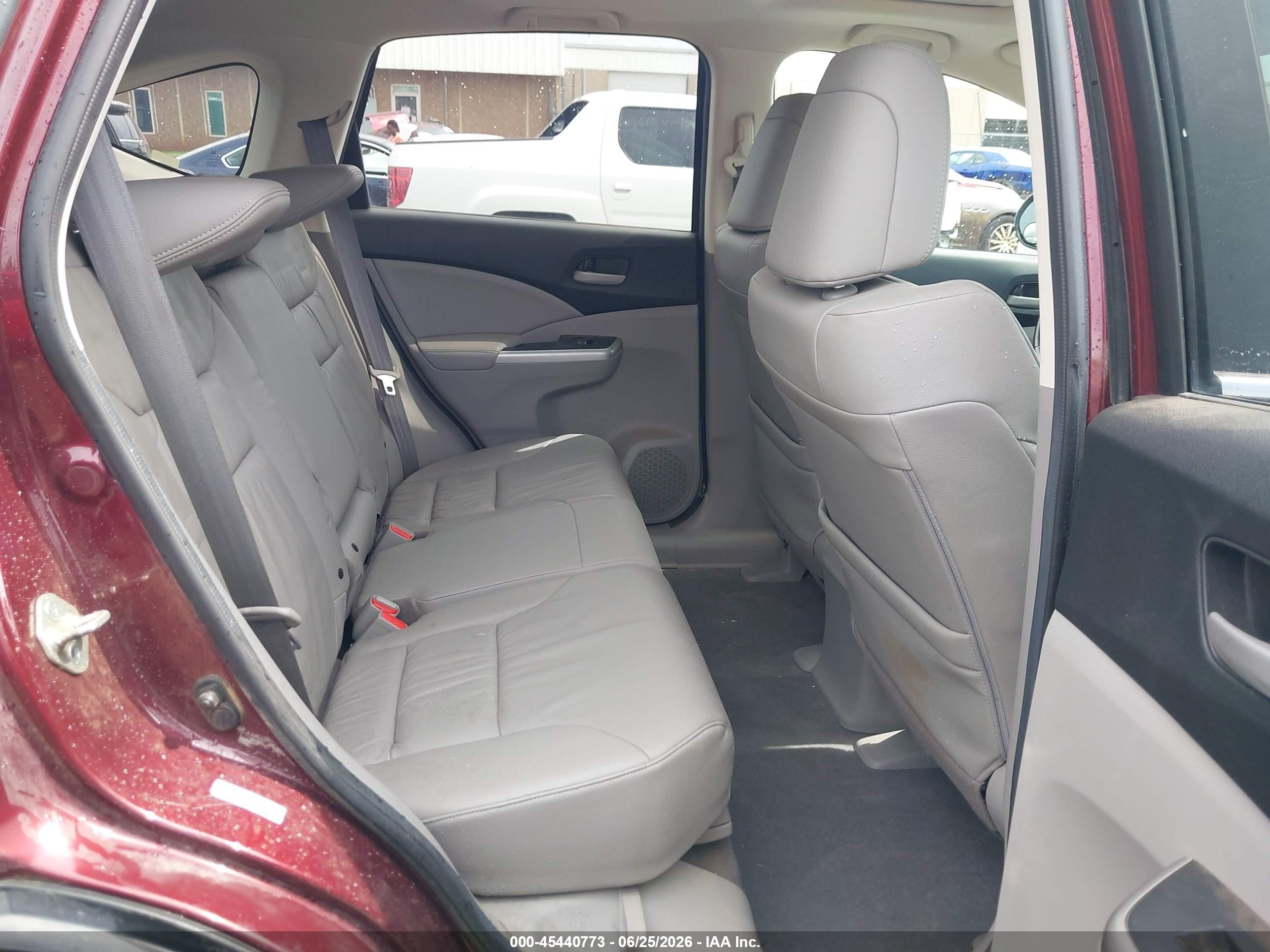 2013 Honda Cr-v Ex-l Red vin: 5J6RM3H79DL011057